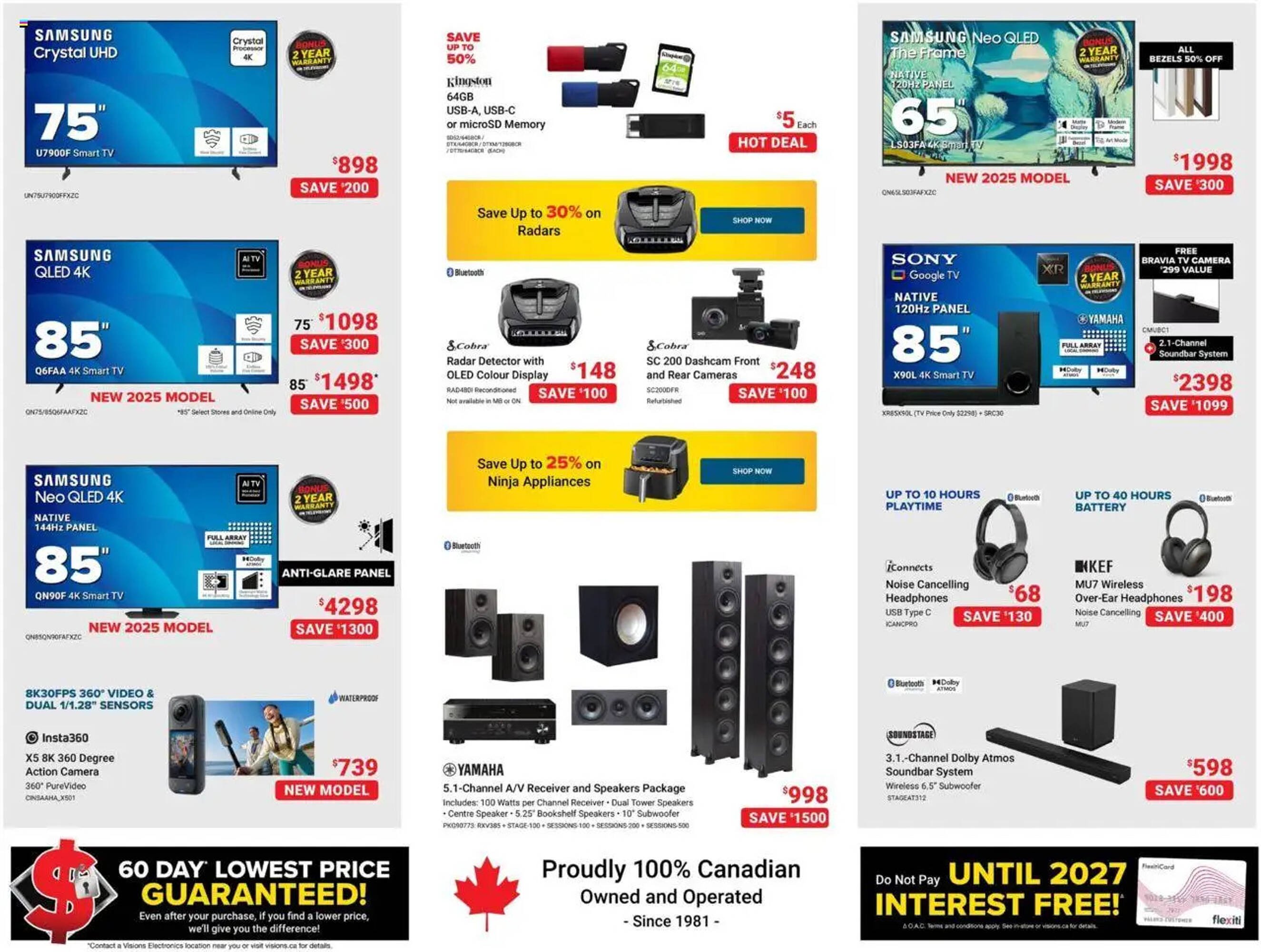 Visions Electronics flyer