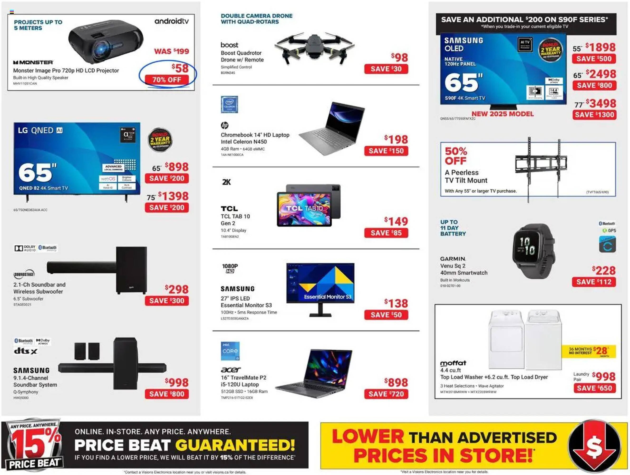 Visions Electronics flyer
