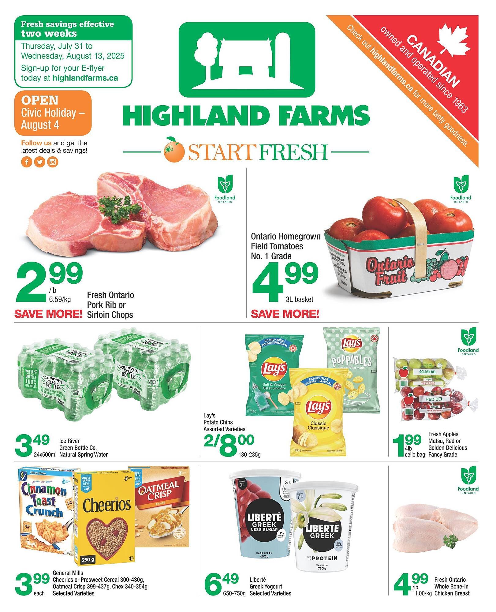 Highland Farms flyer (2025-07-31 - 2025-08-20) | 1