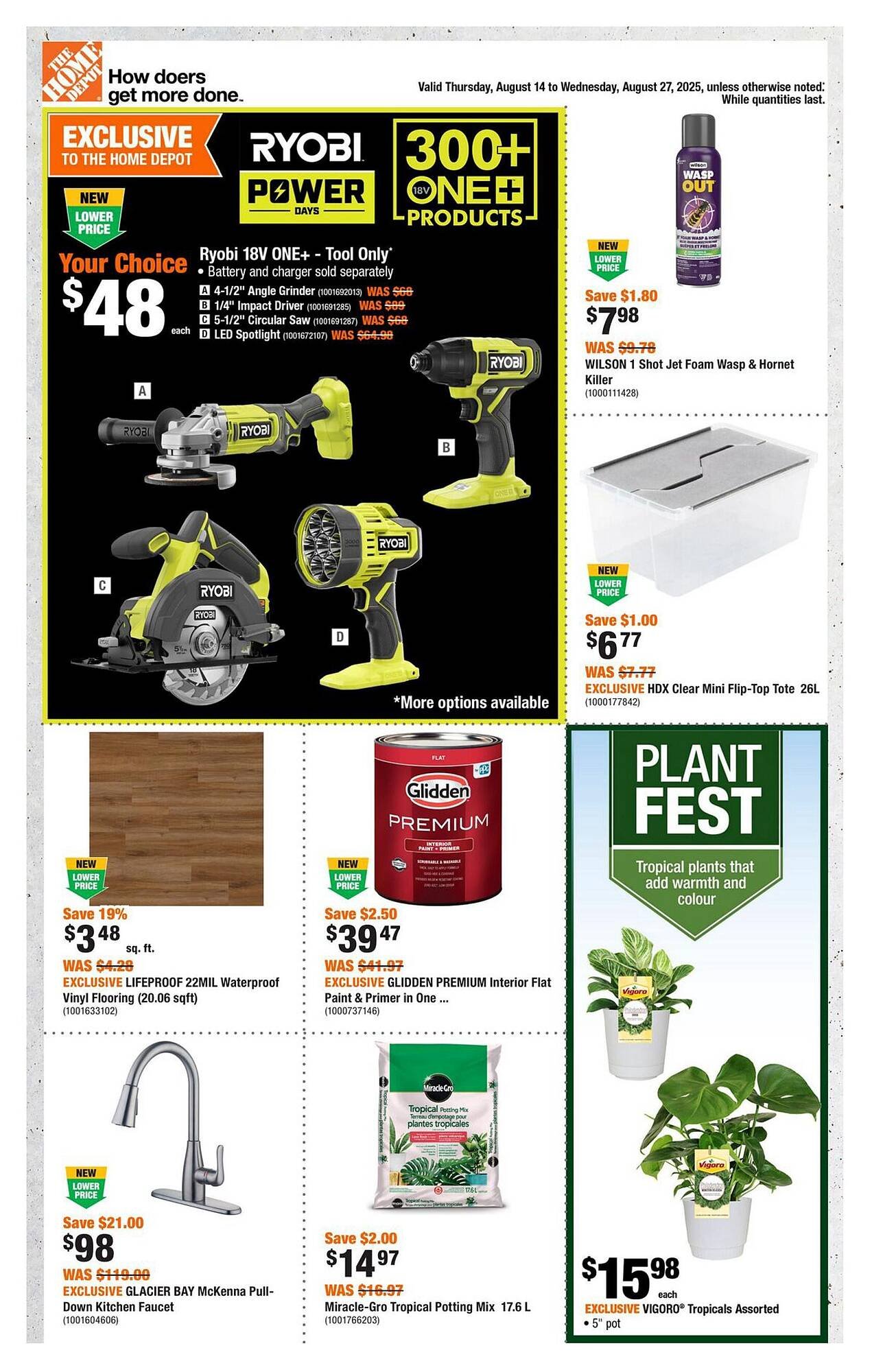 Home Depot flyer (2025-08-07 - 2025-09-03) | 1
