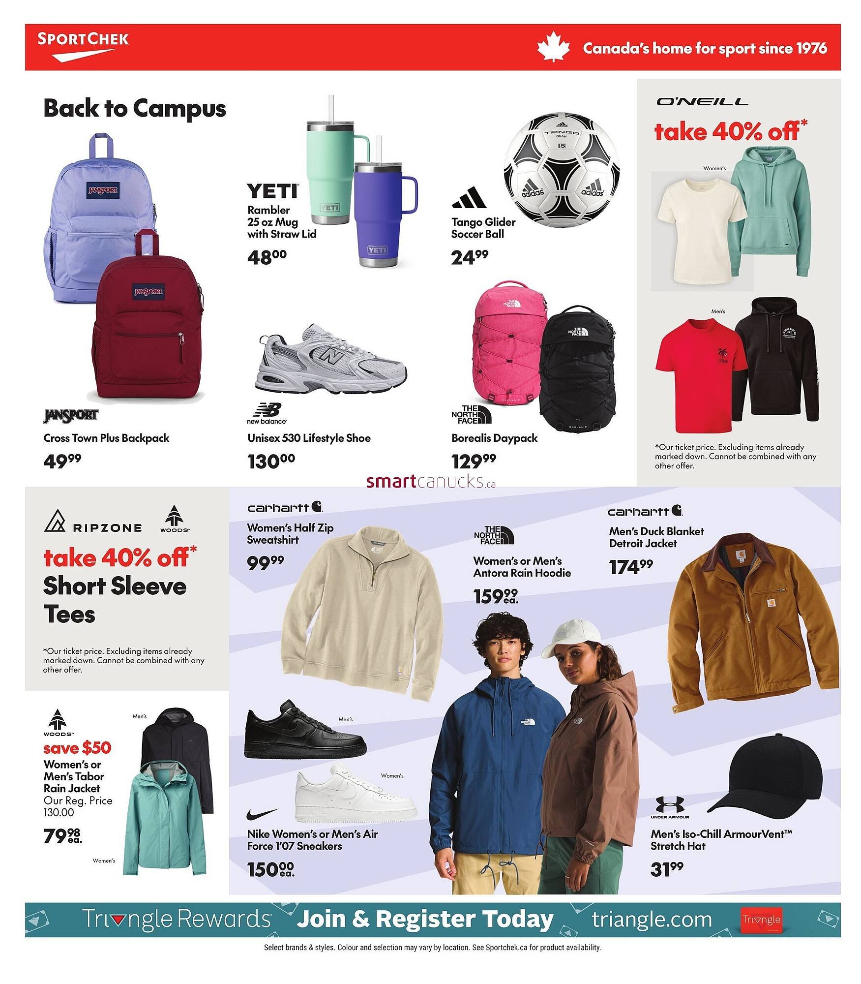Sport Chek flyer