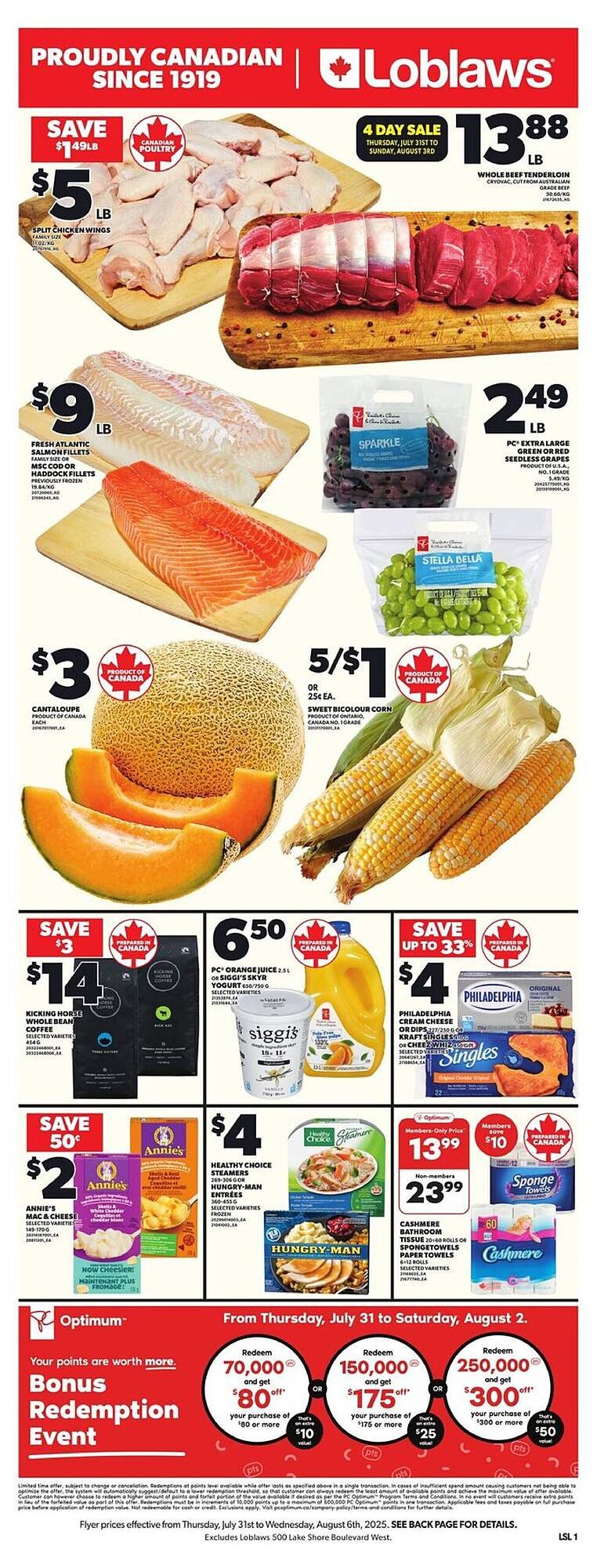 Loblaws flyer (2025-07-31 - 2025-08-07) | 1
