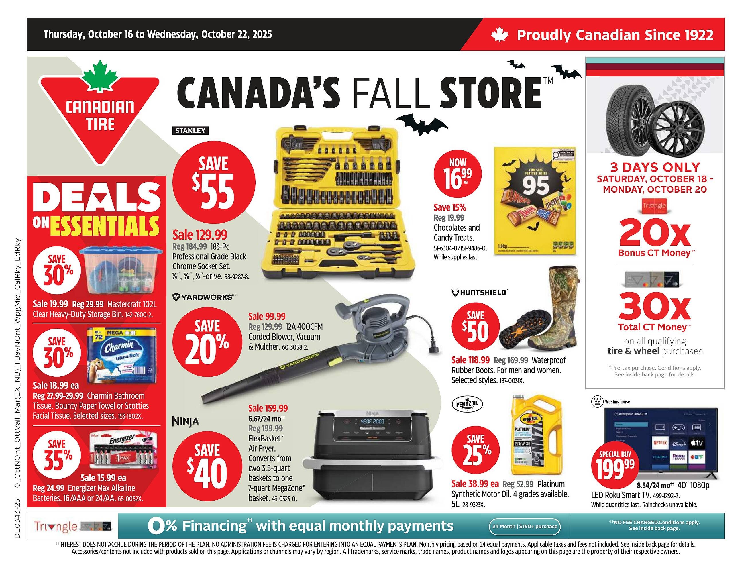 Canadian Tire flyer (2025-10-16 - 2025-10-22) | 1