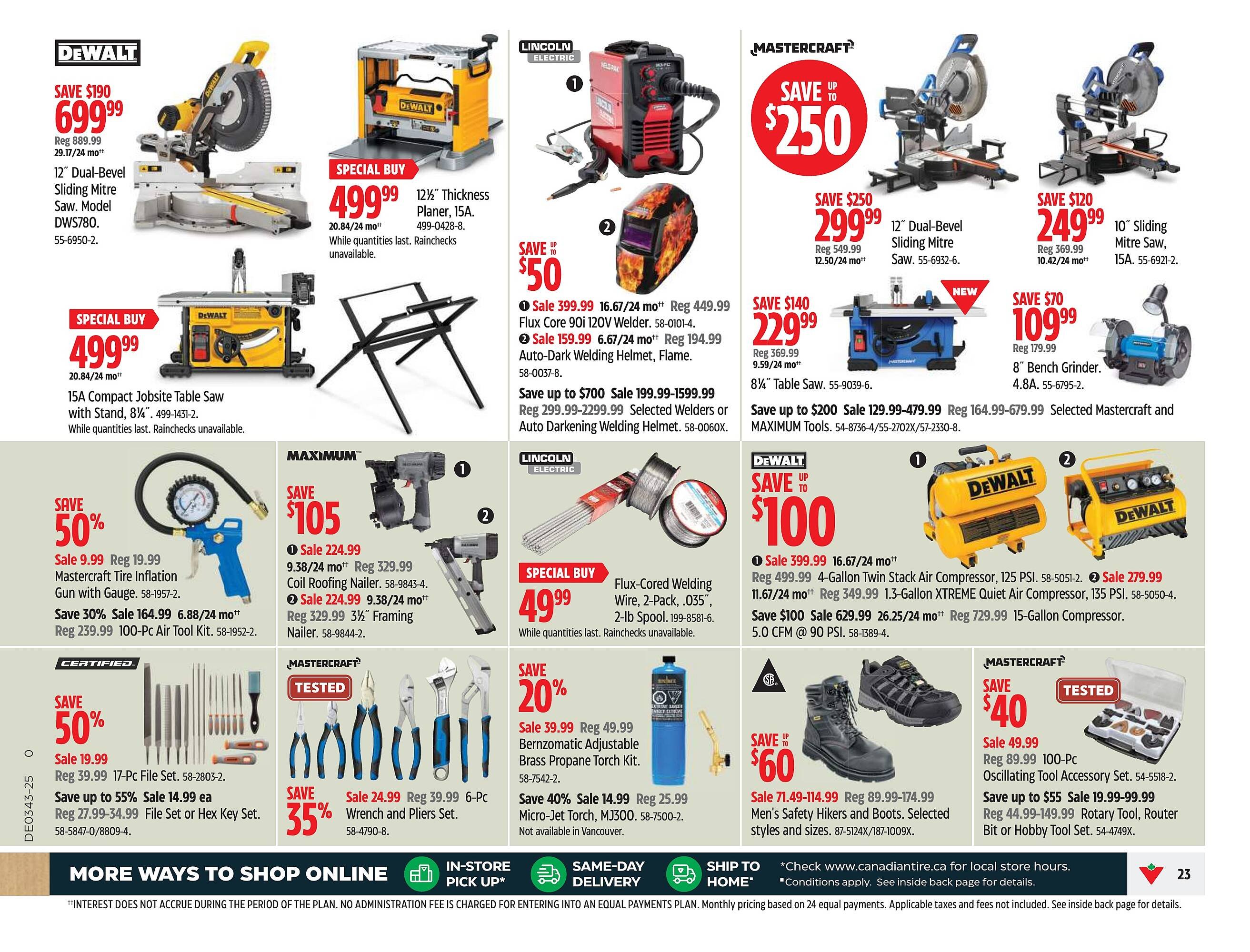 Canadian Tire flyer
