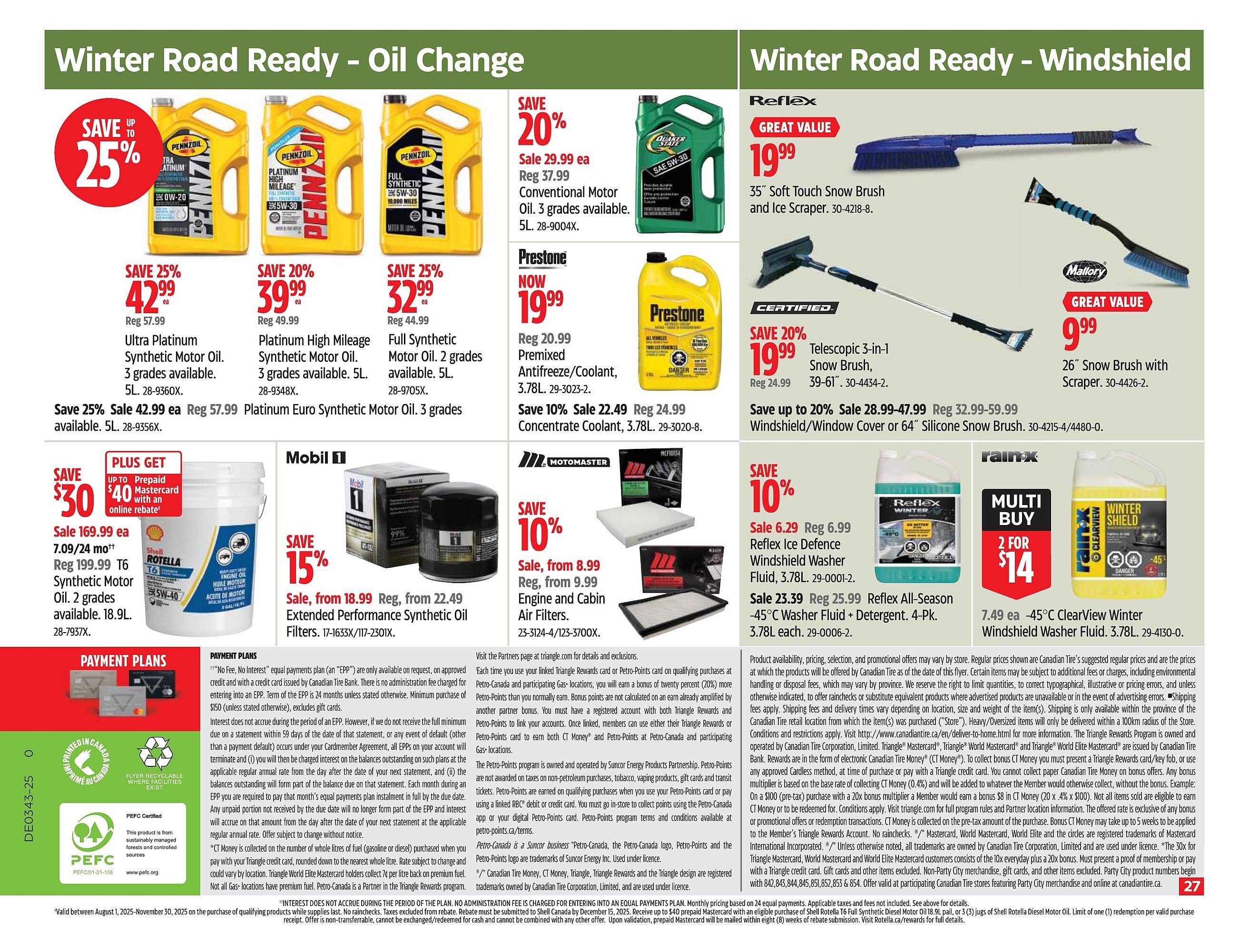 Canadian Tire flyer