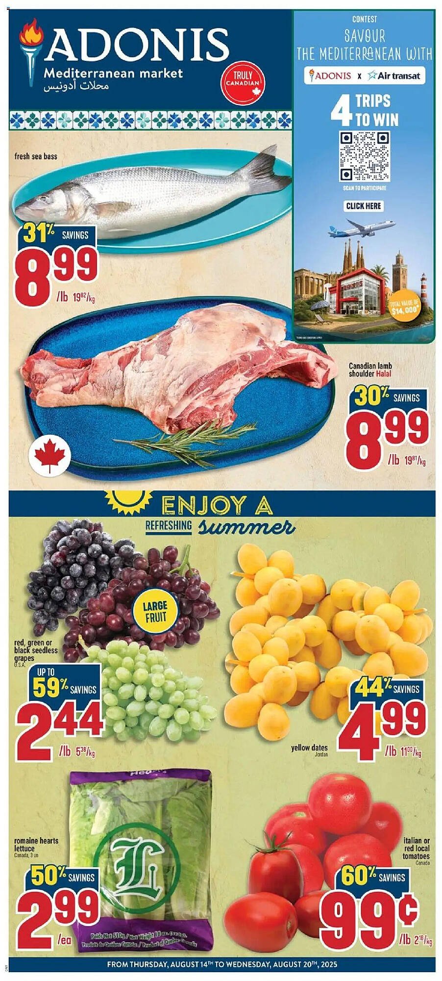 Marché Adonis flyer