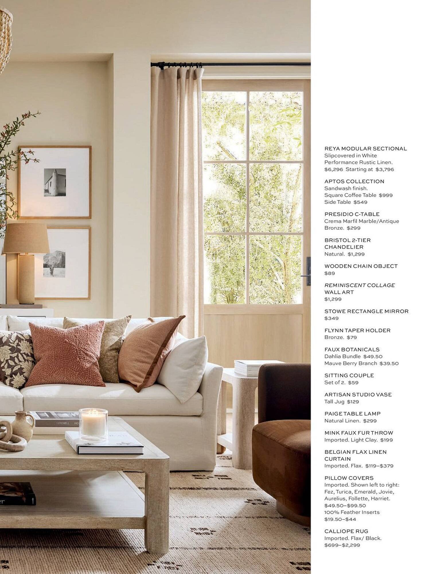 Pottery Barn flyer