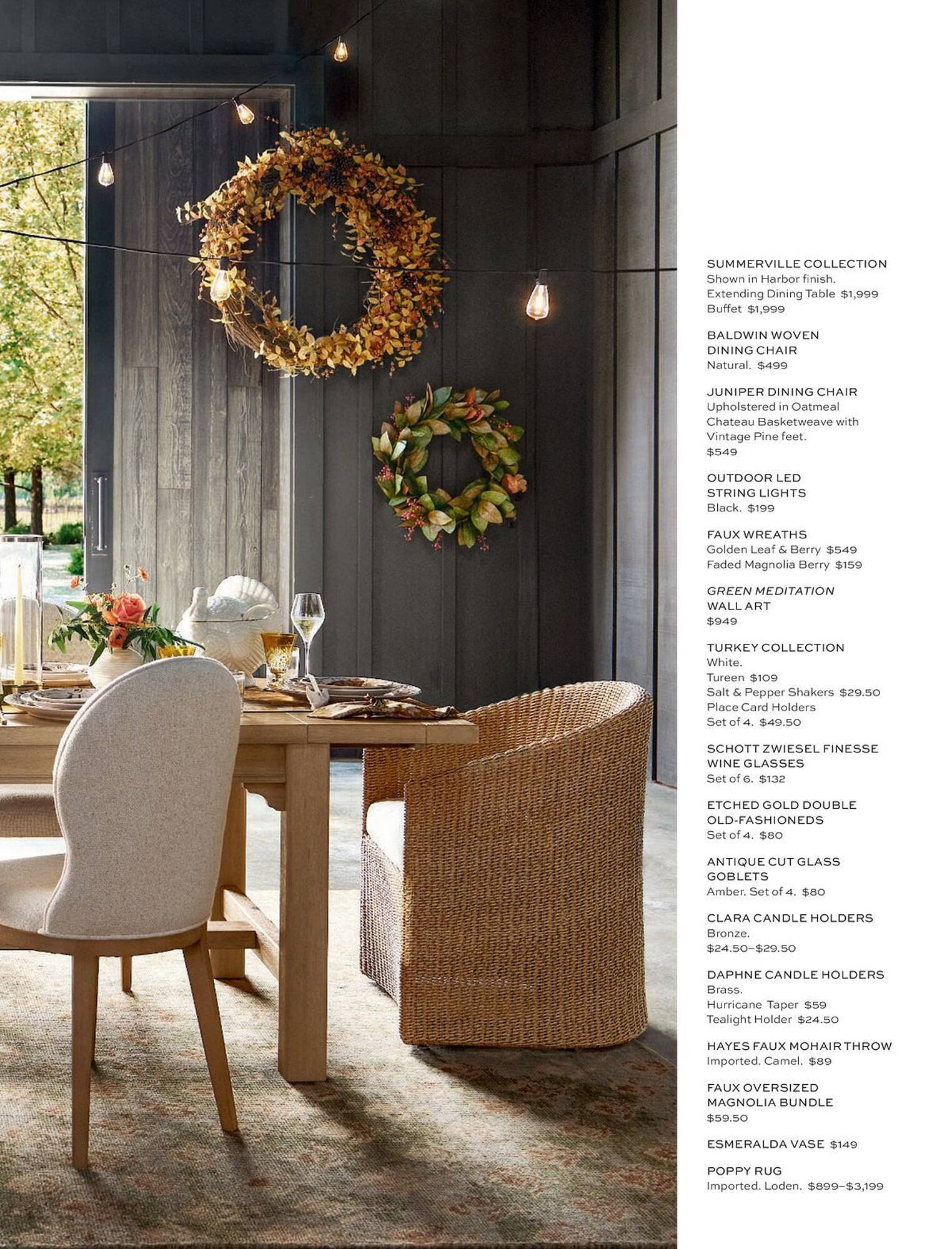 Pottery Barn flyer