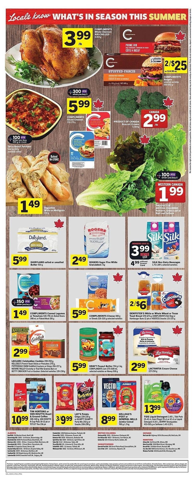 IGA flyer