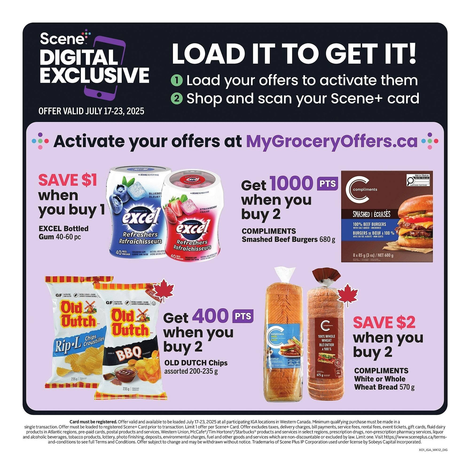 IGA flyer