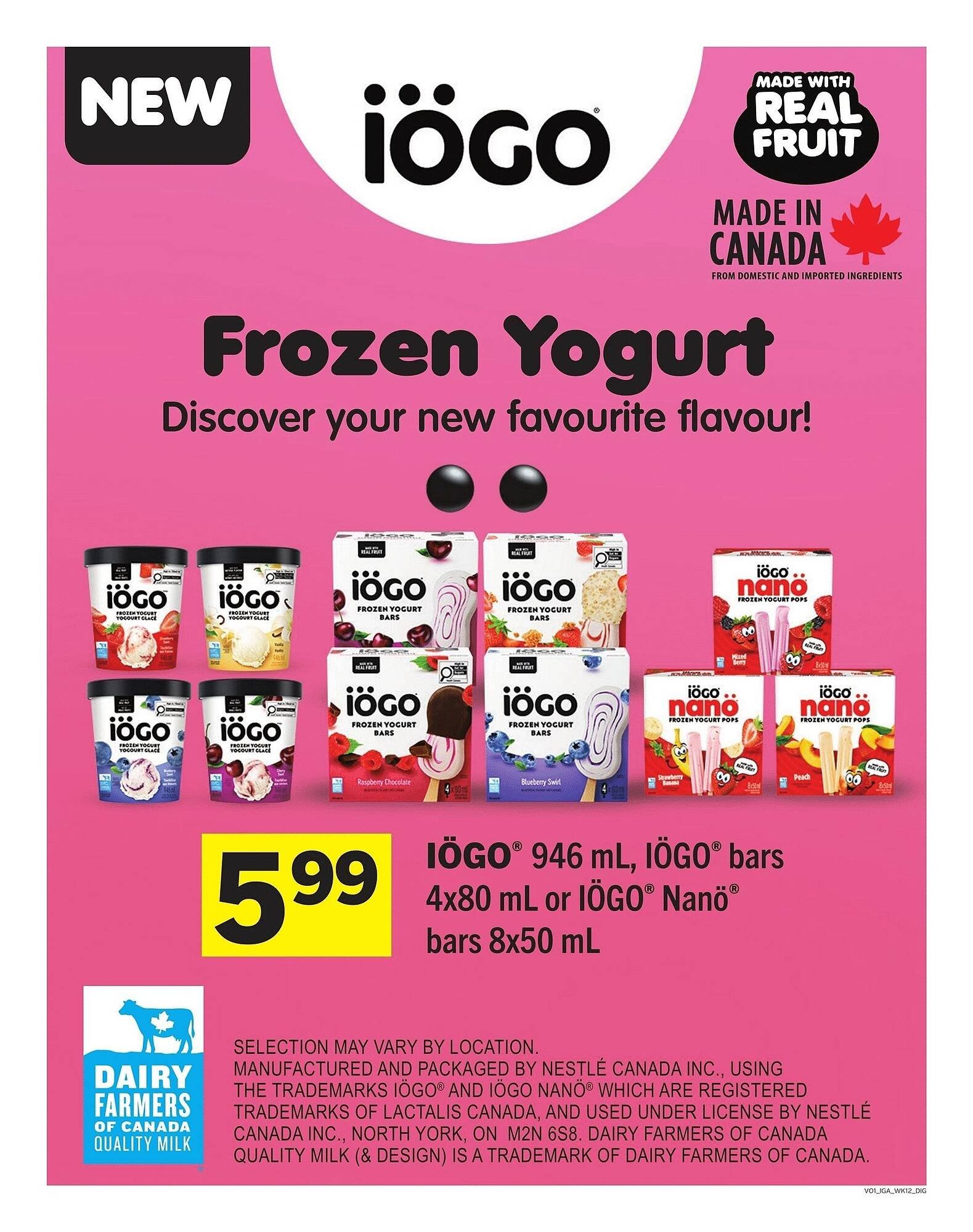 IGA flyer