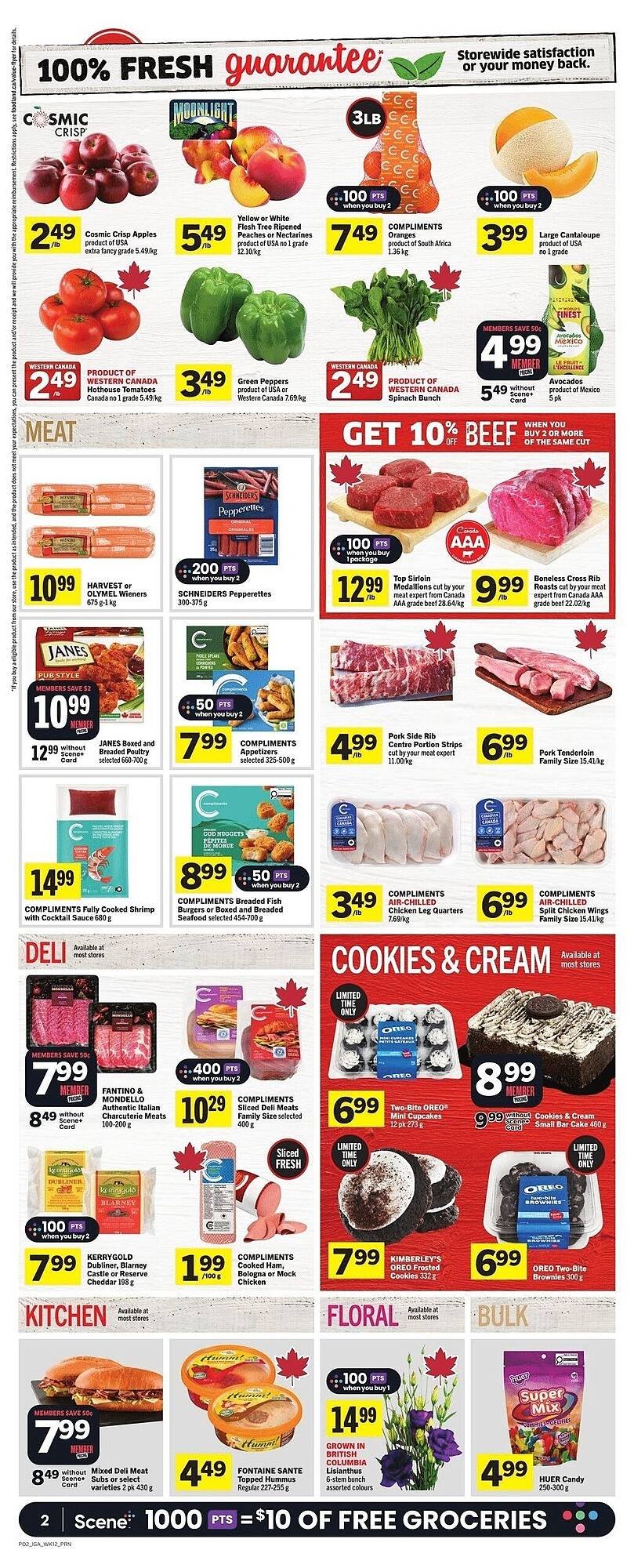 IGA flyer