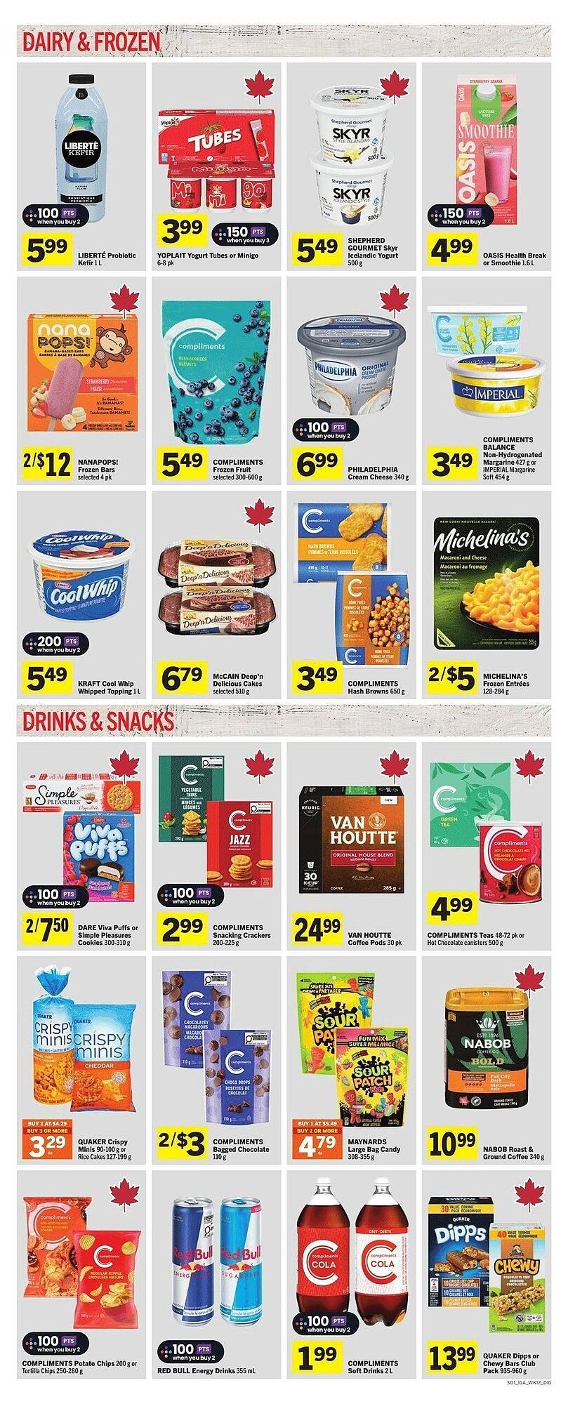 IGA flyer