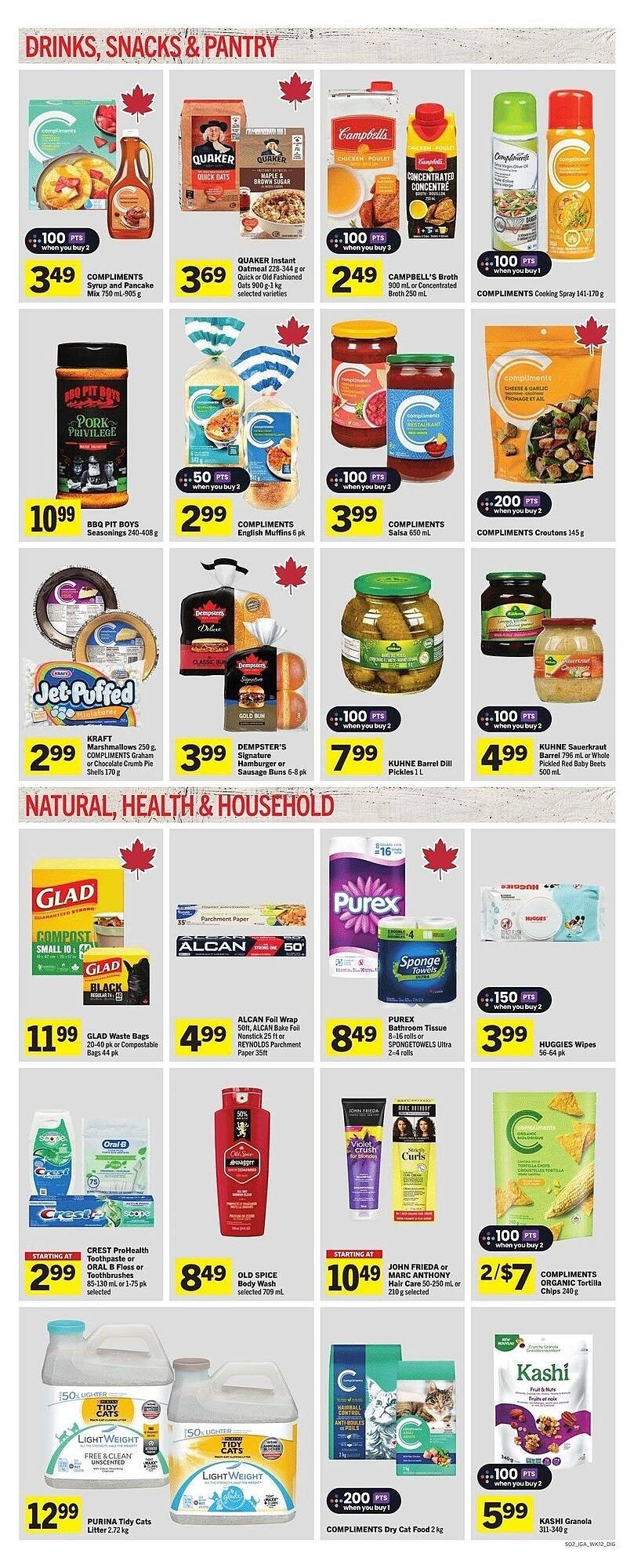 IGA flyer