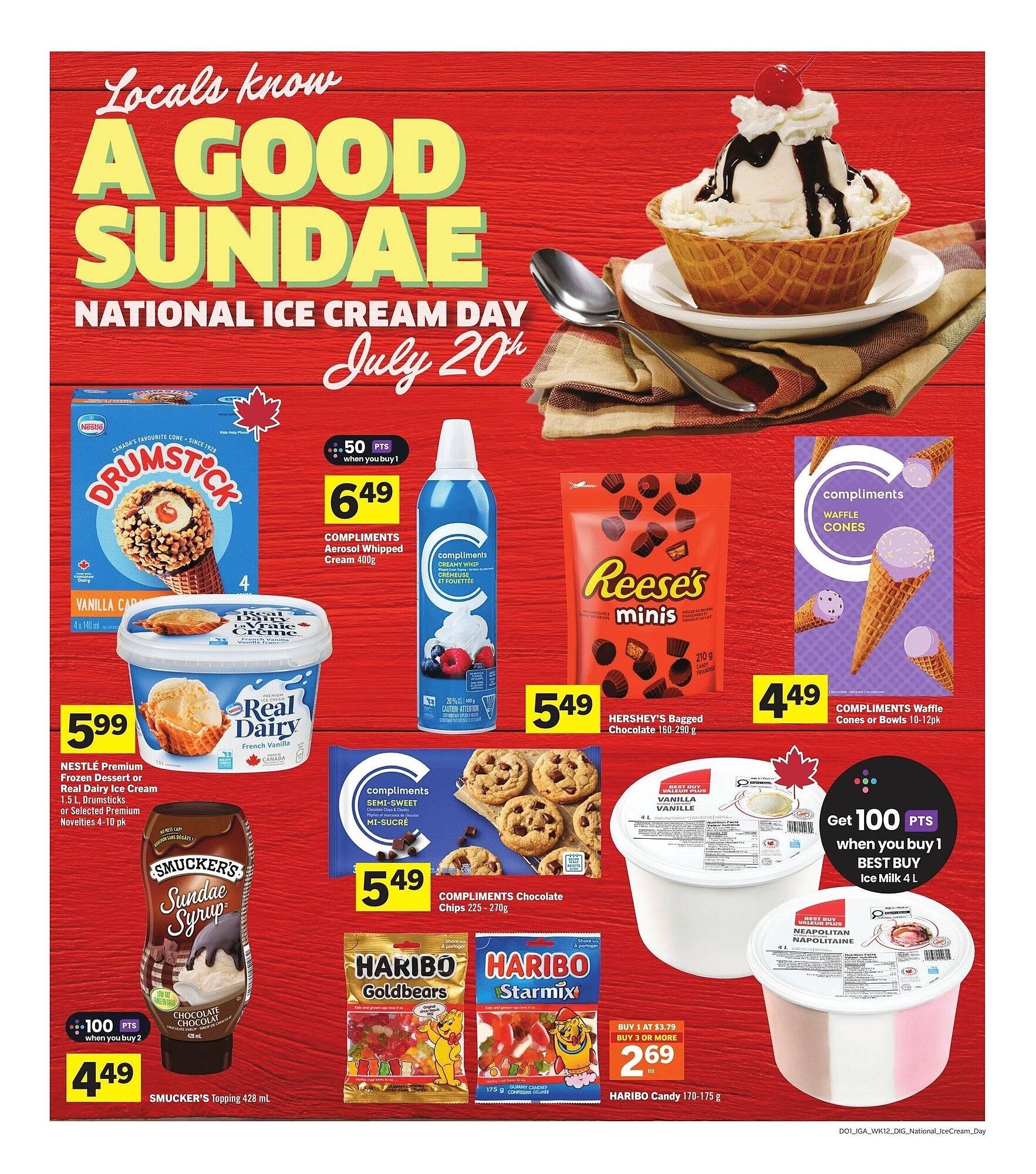 IGA flyer