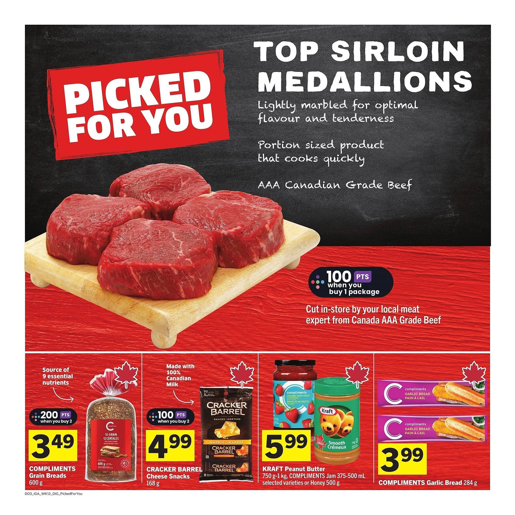 IGA flyer