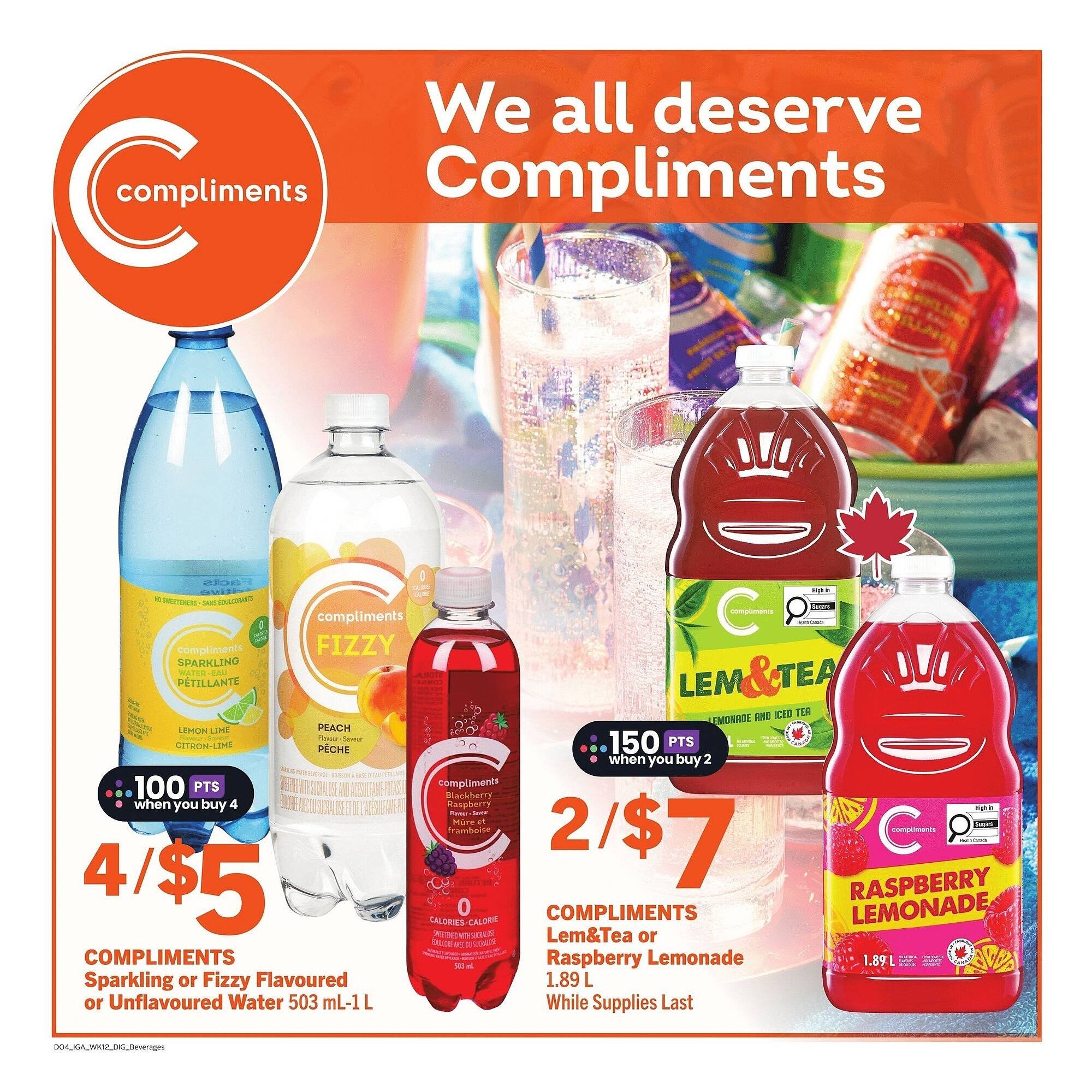 IGA flyer