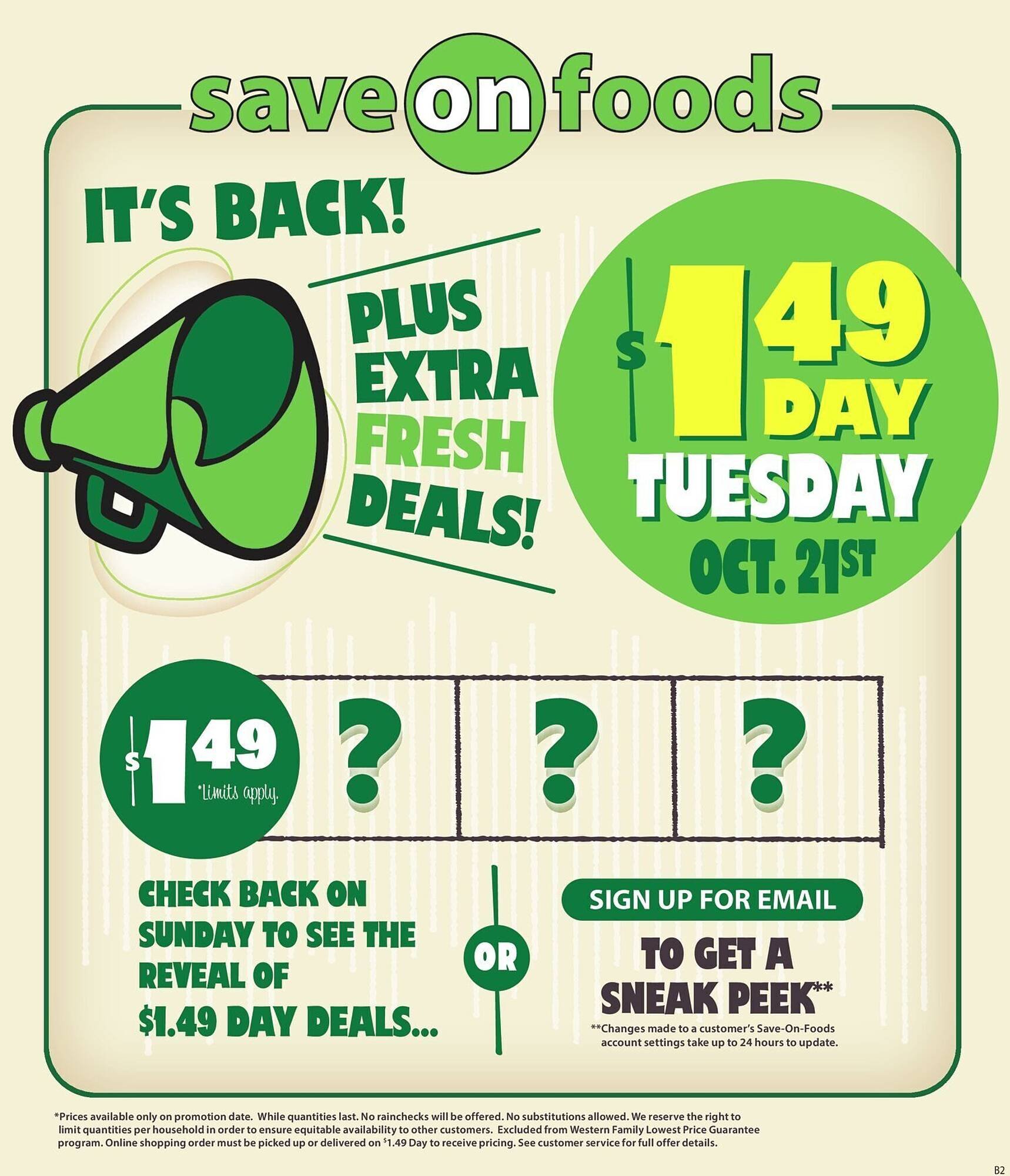Save on Foods flyer (2025-10-16 - 2025-10-23) | 1