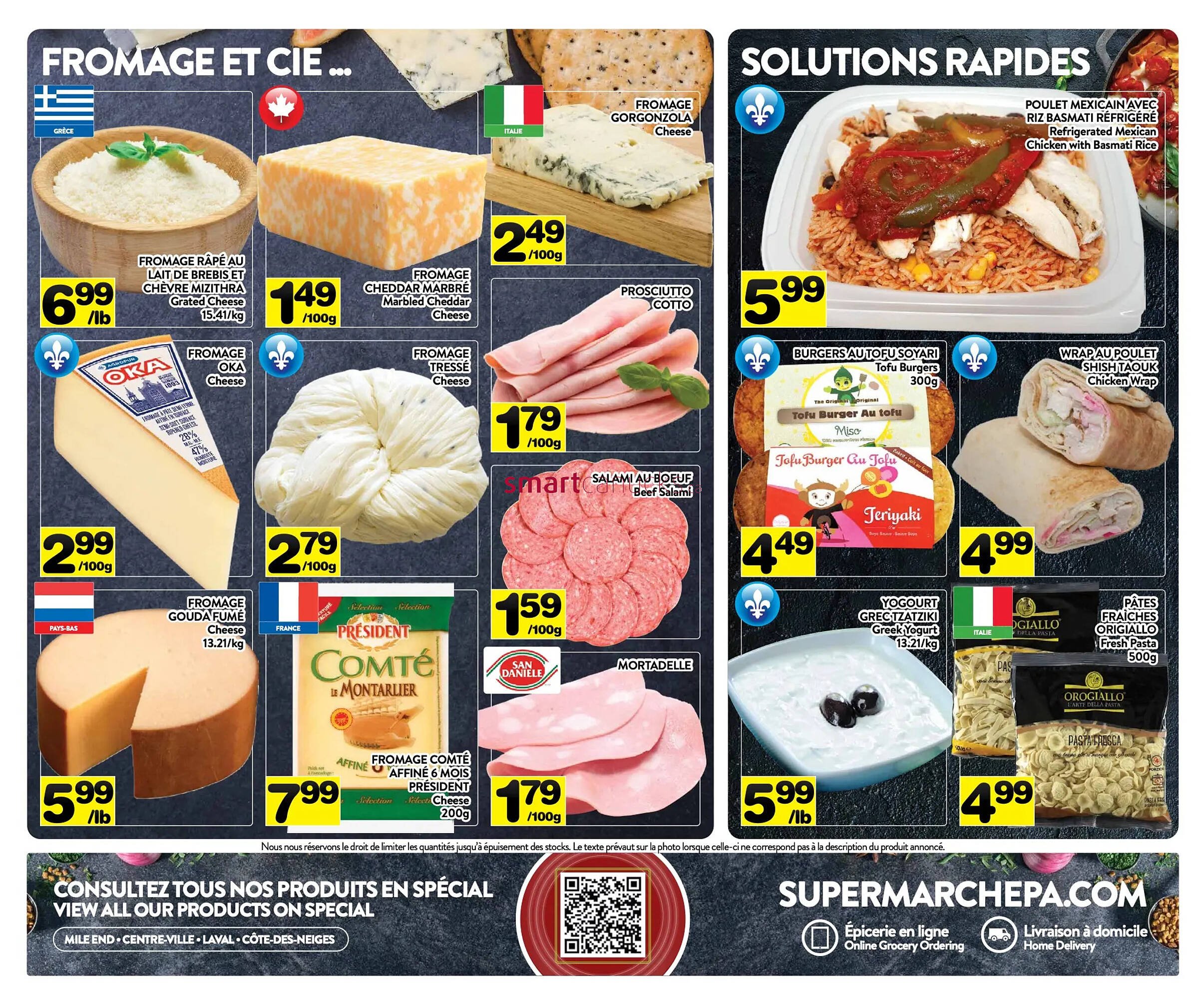 Supermarché PA flyer