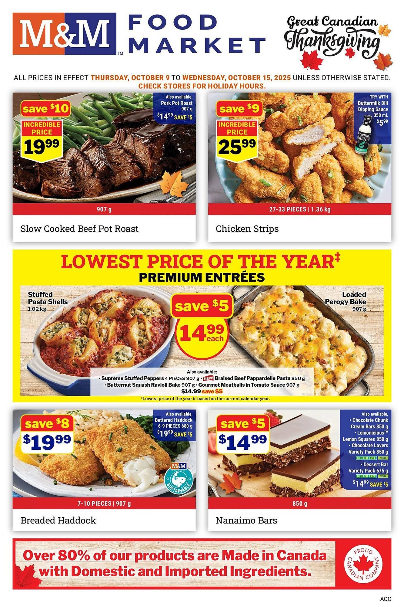 M &amp; M Food Market flyer (2025-10-09 - 2025-10-23) | 1