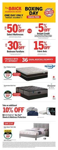 The Brick flyer (2025-12-08 - 2025-12-22)