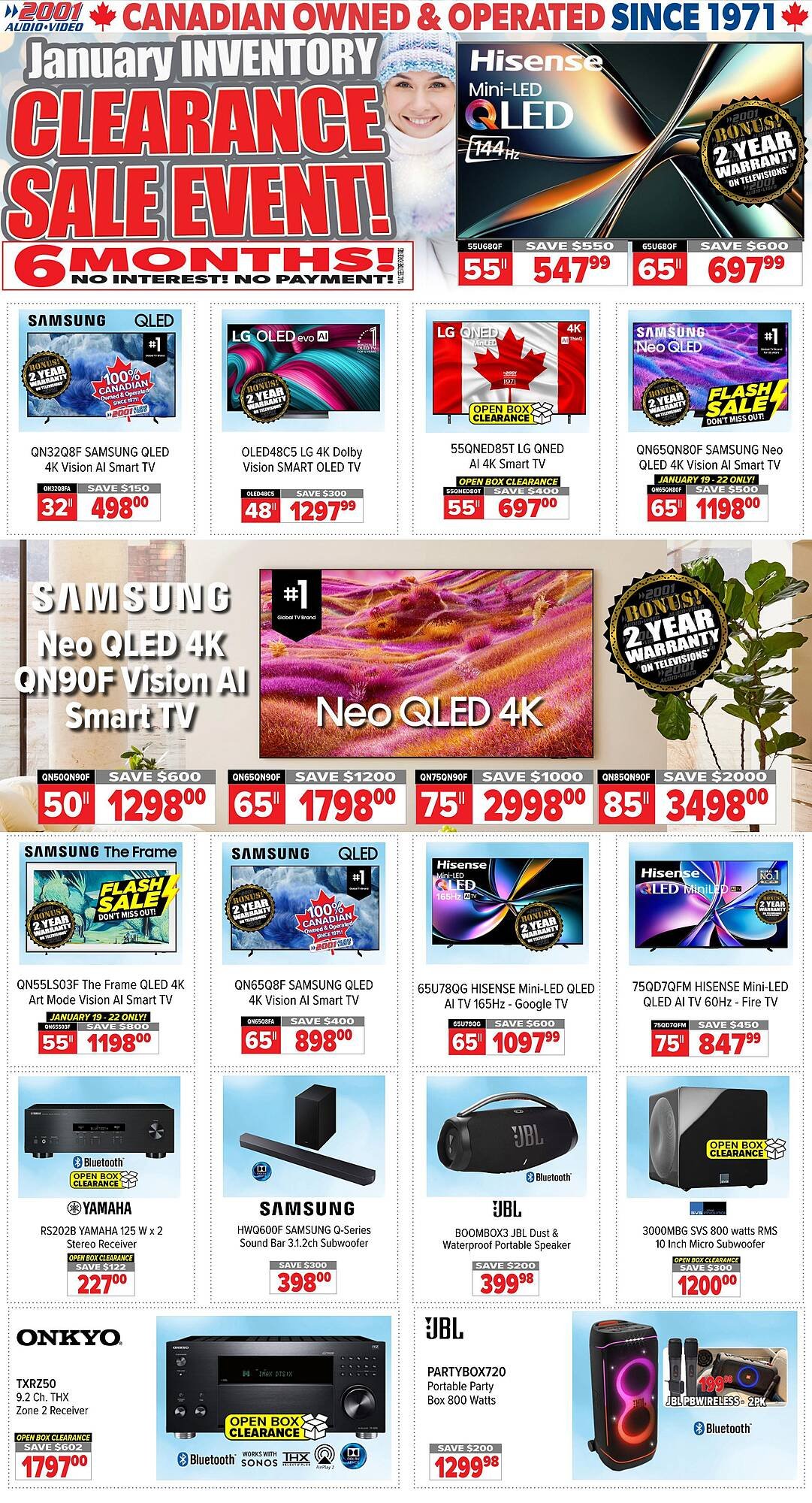 2001 Audio Video flyer (2026-01-16 - 2026-01-22) | 1