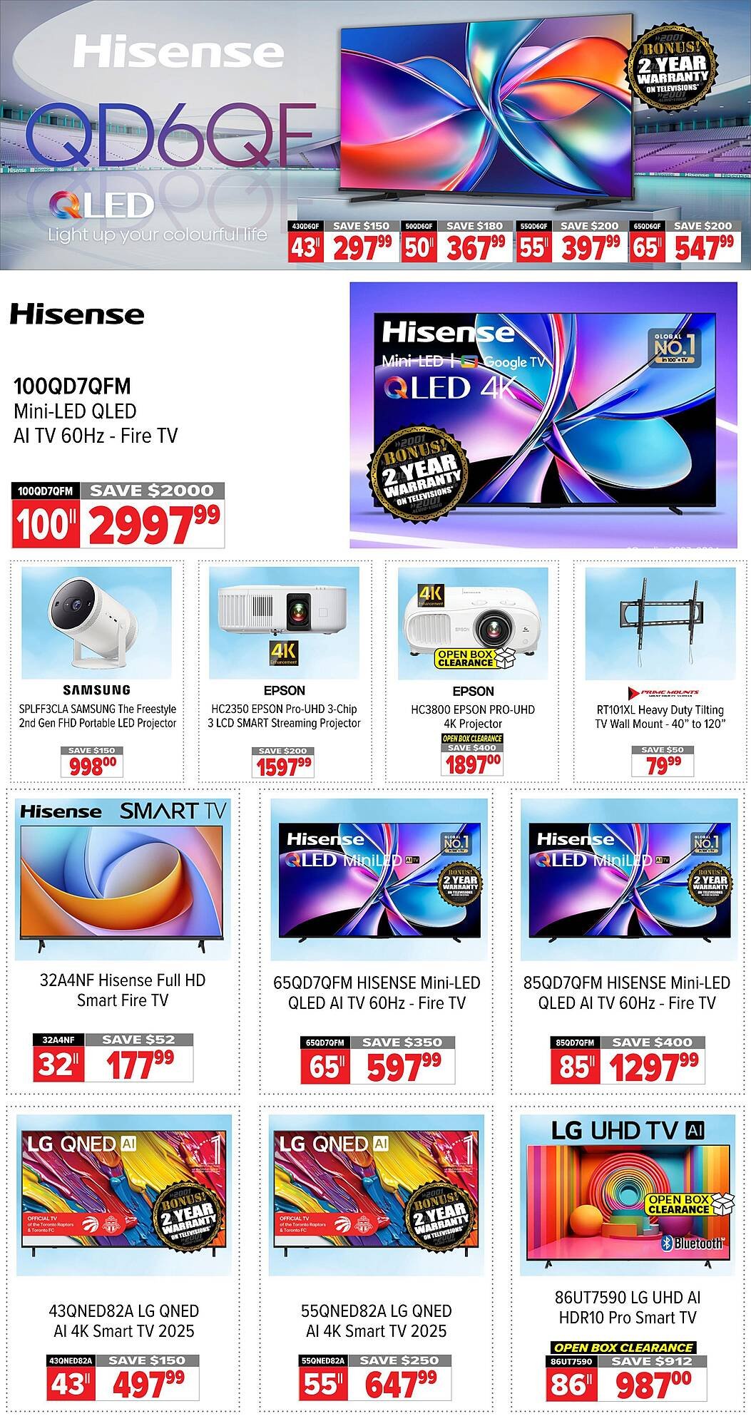 2001 Audio Video flyer (2026-01-16 - 2026-01-22) | 2