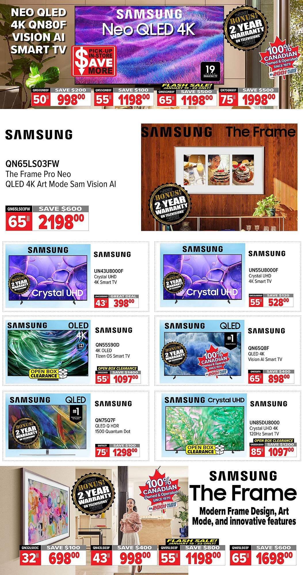 2001 Audio Video flyer (2026-01-16 - 2026-01-22) | 3