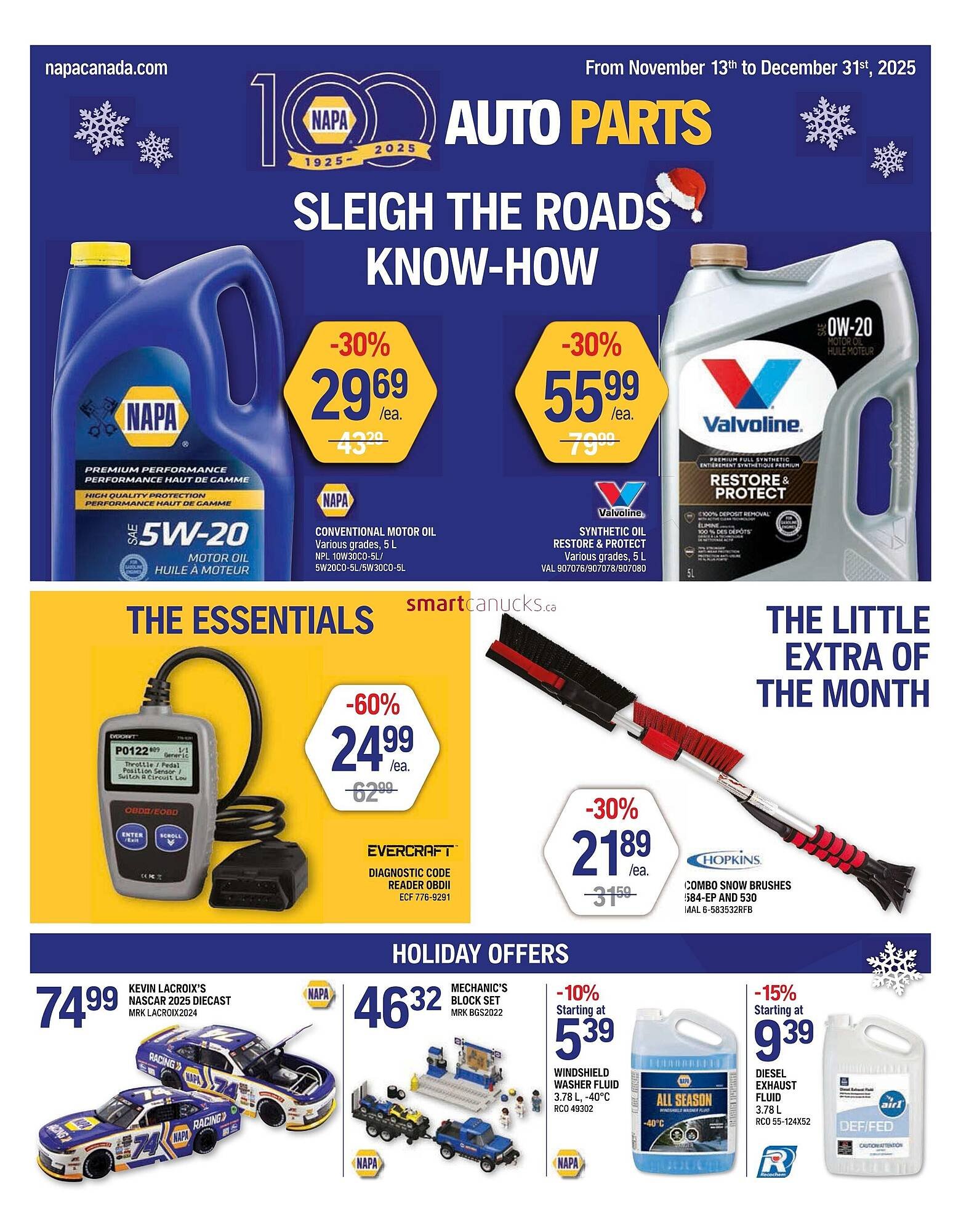 NAPA Auto Parts flyer (2025-11-16 - 2025-11-22) | 1