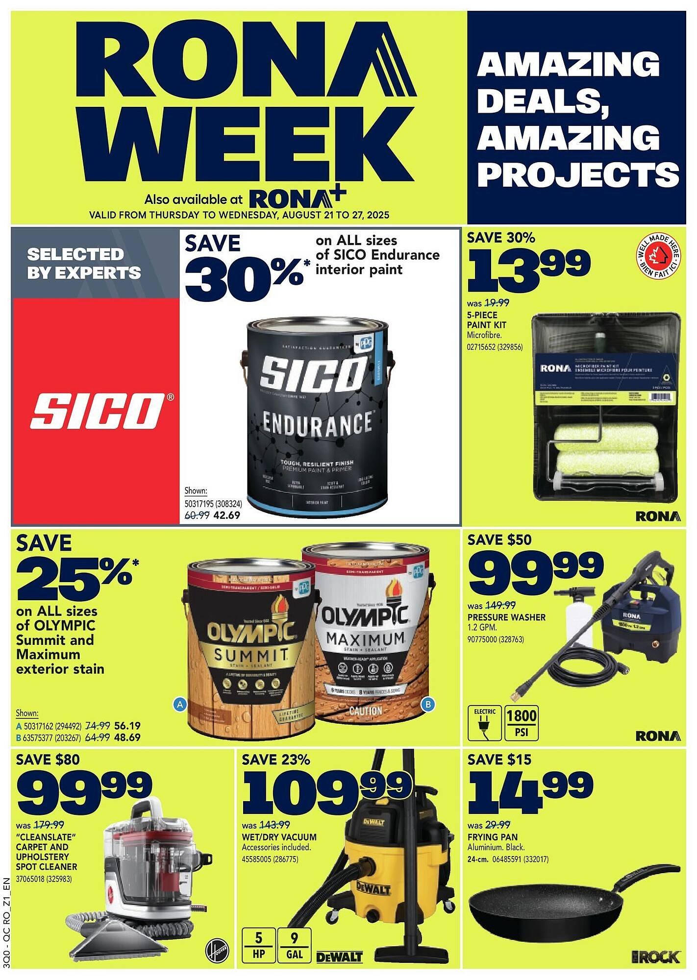 RONA flyer (2025-08-21 - 2025-08-28) | 1