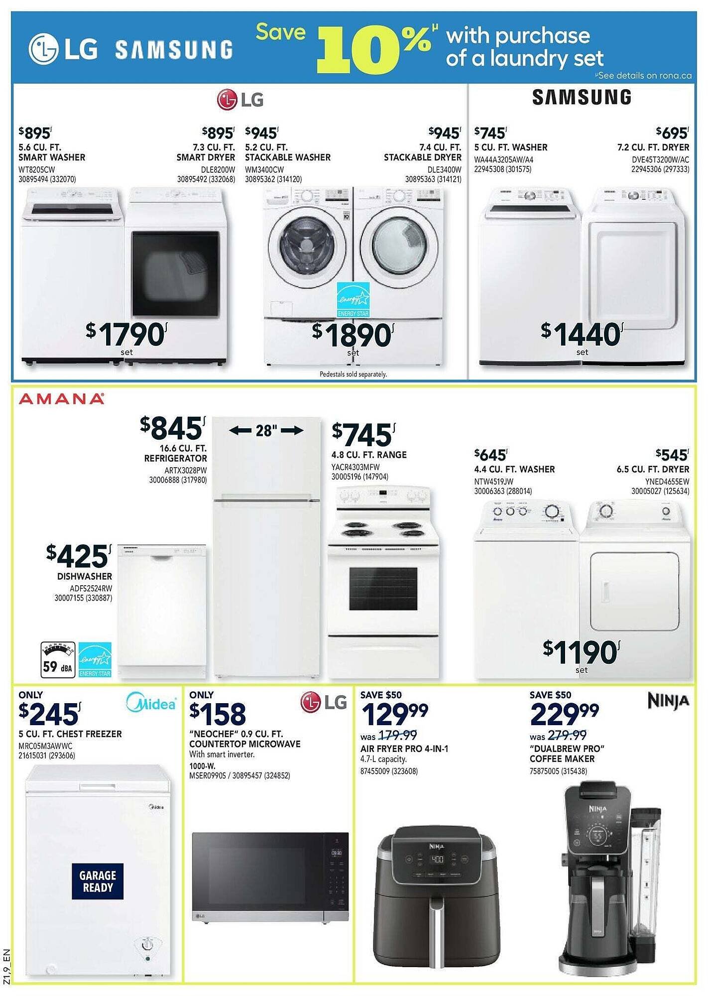 RONA flyer