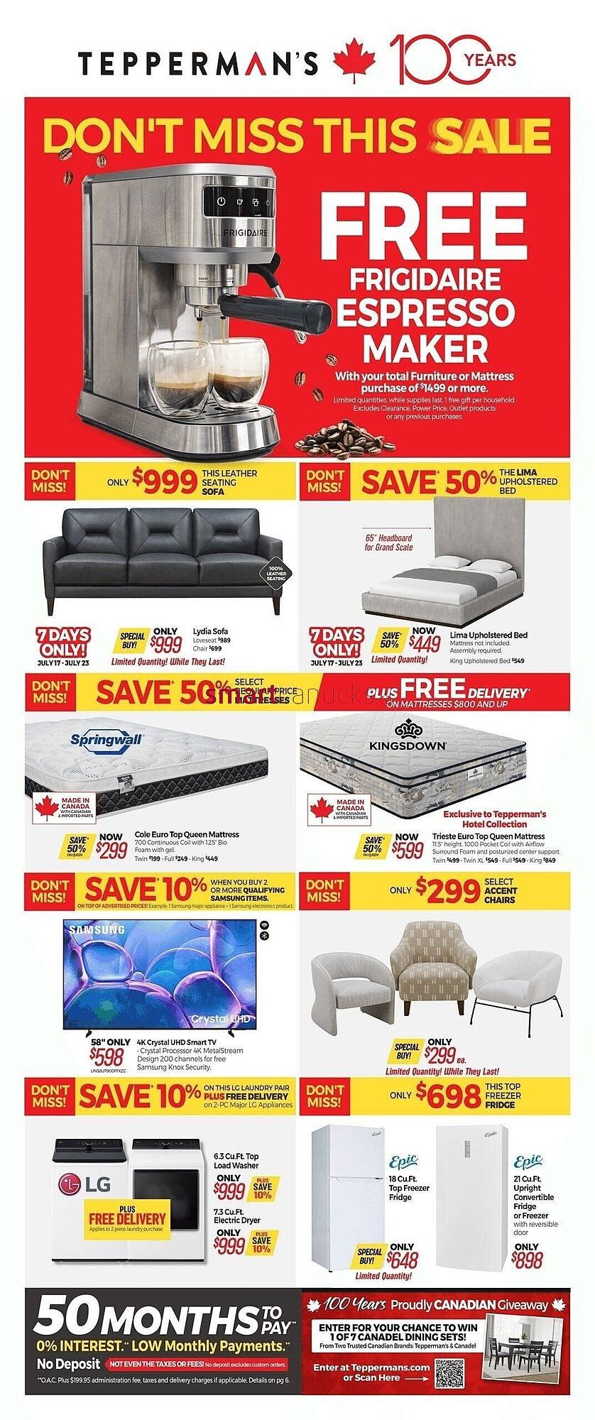 Tepperman's flyer