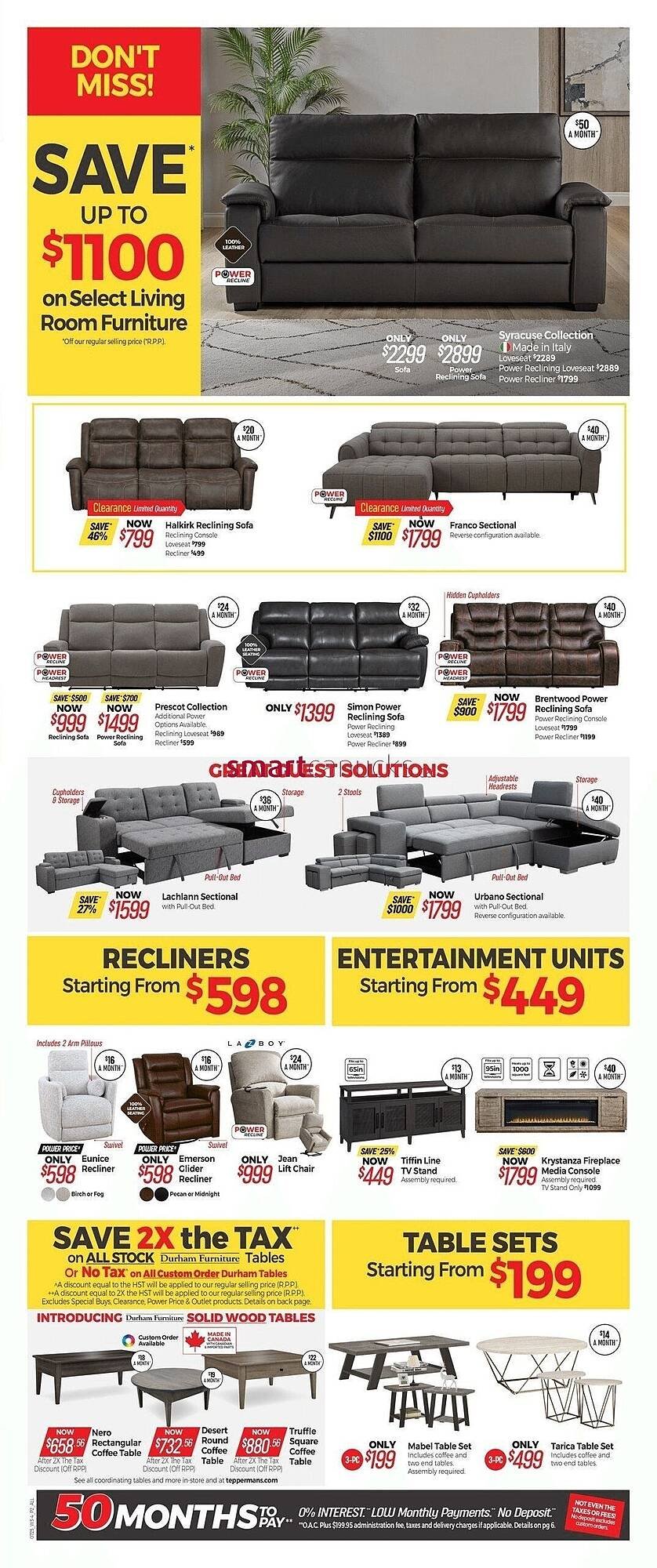 Tepperman's flyer