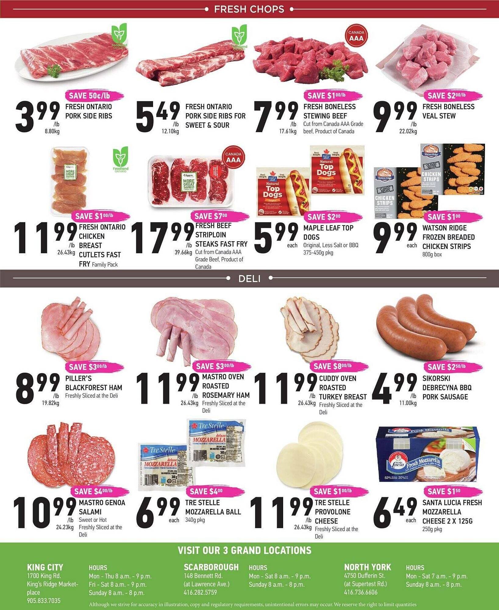Coppa's Fresh Market flyer