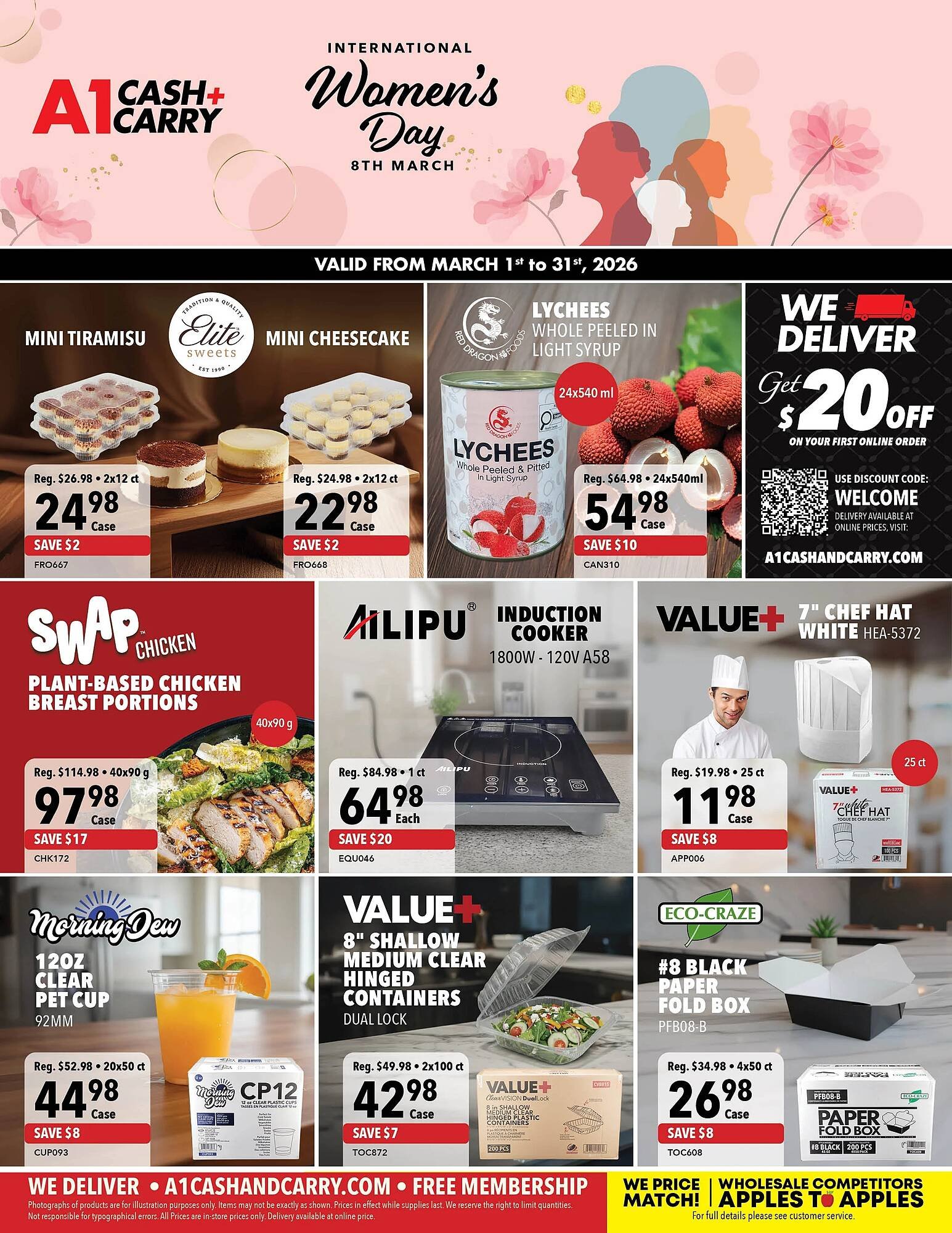 A1 Cash And Carry flyer