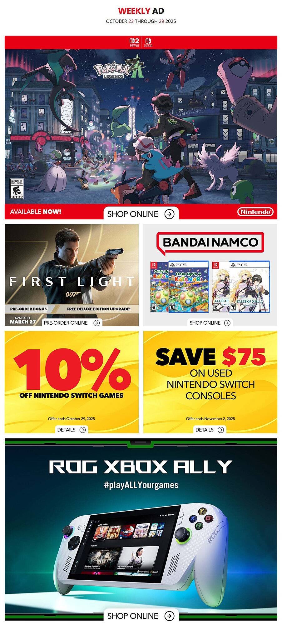 GameStop flyer (2025-10-25 - 2025-10-31) | 1