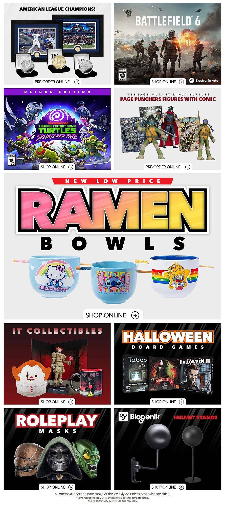 GameStop flyer (2025-10-25 - 2025-10-31) | 2