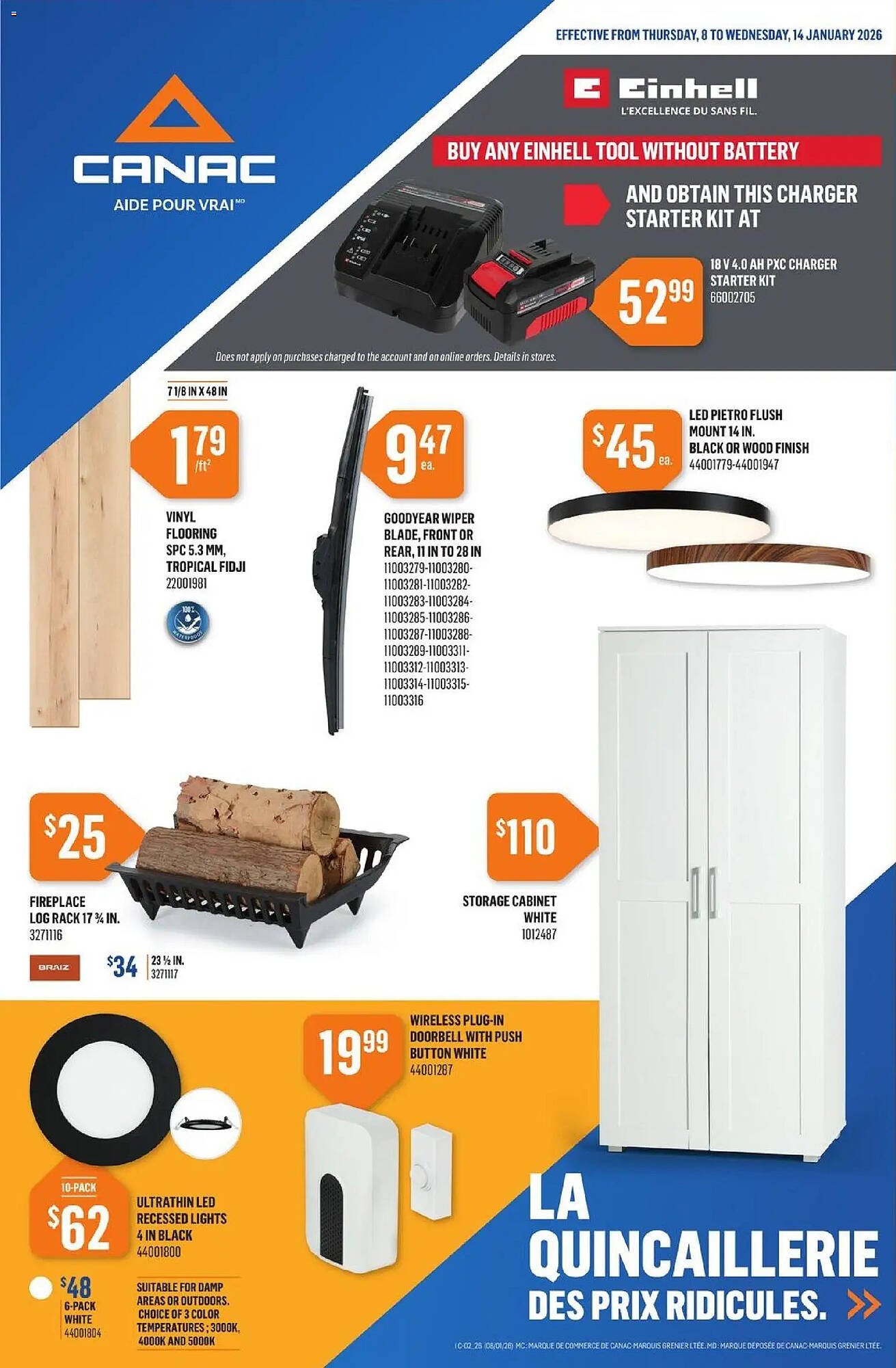 Canac flyer (2026-01-08 - 2026-01-15) | 1