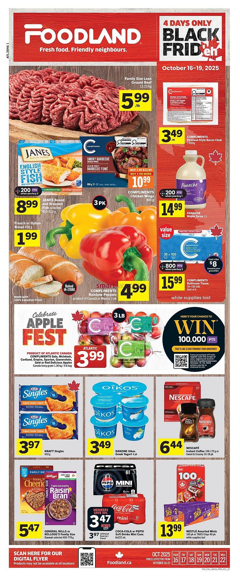 Foodland flyer (2025-10-16 - 2025-10-22) | 1