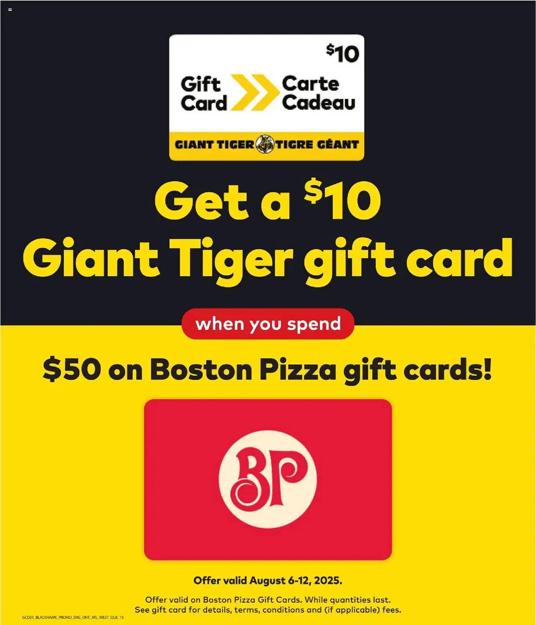 Giant Tiger flyer