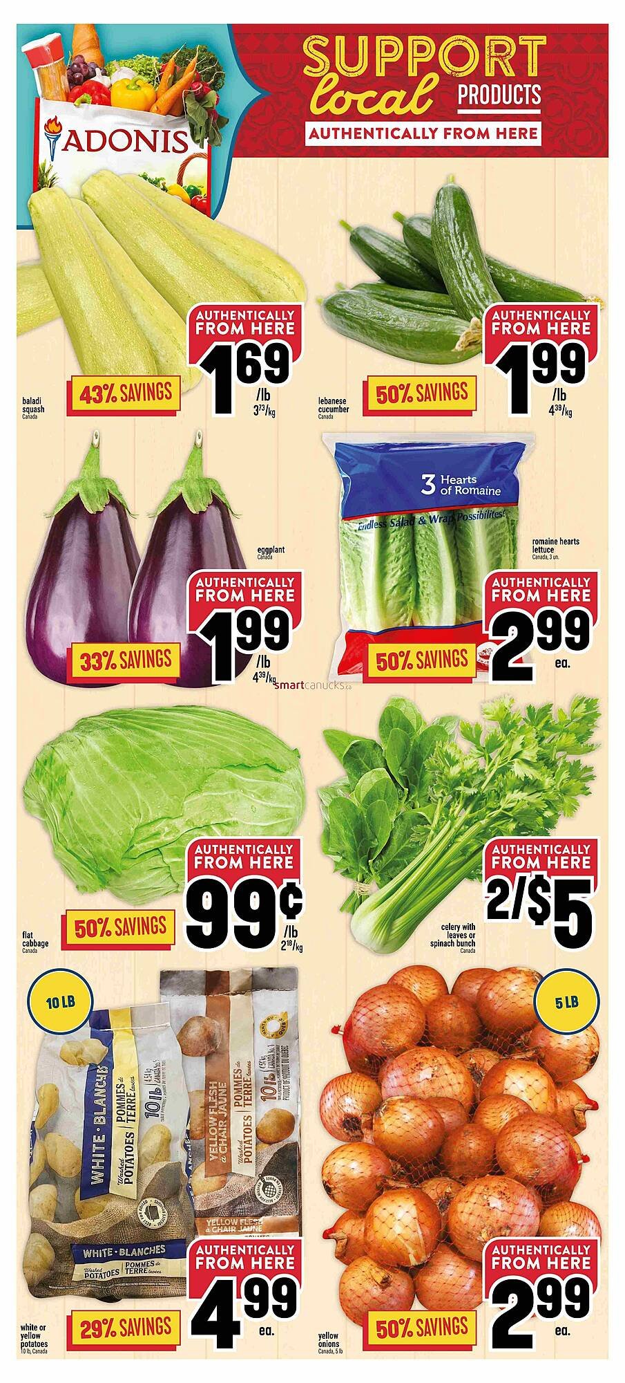 Marché Adonis flyer