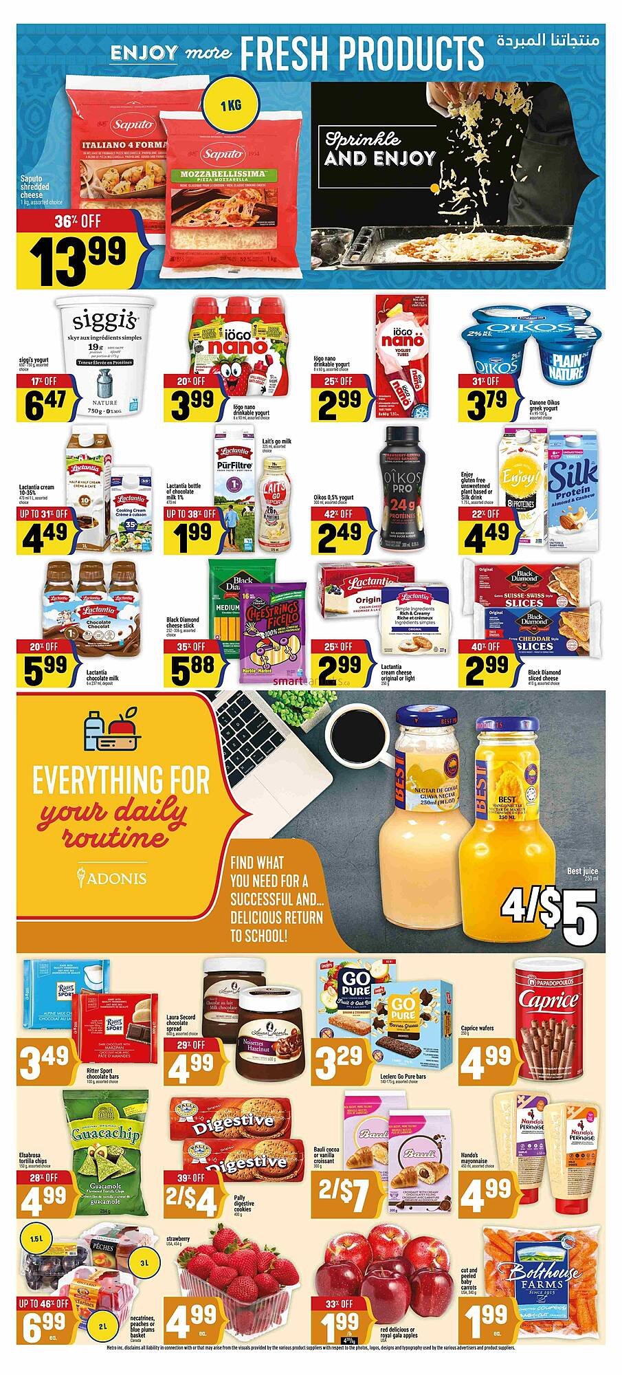 Marché Adonis flyer