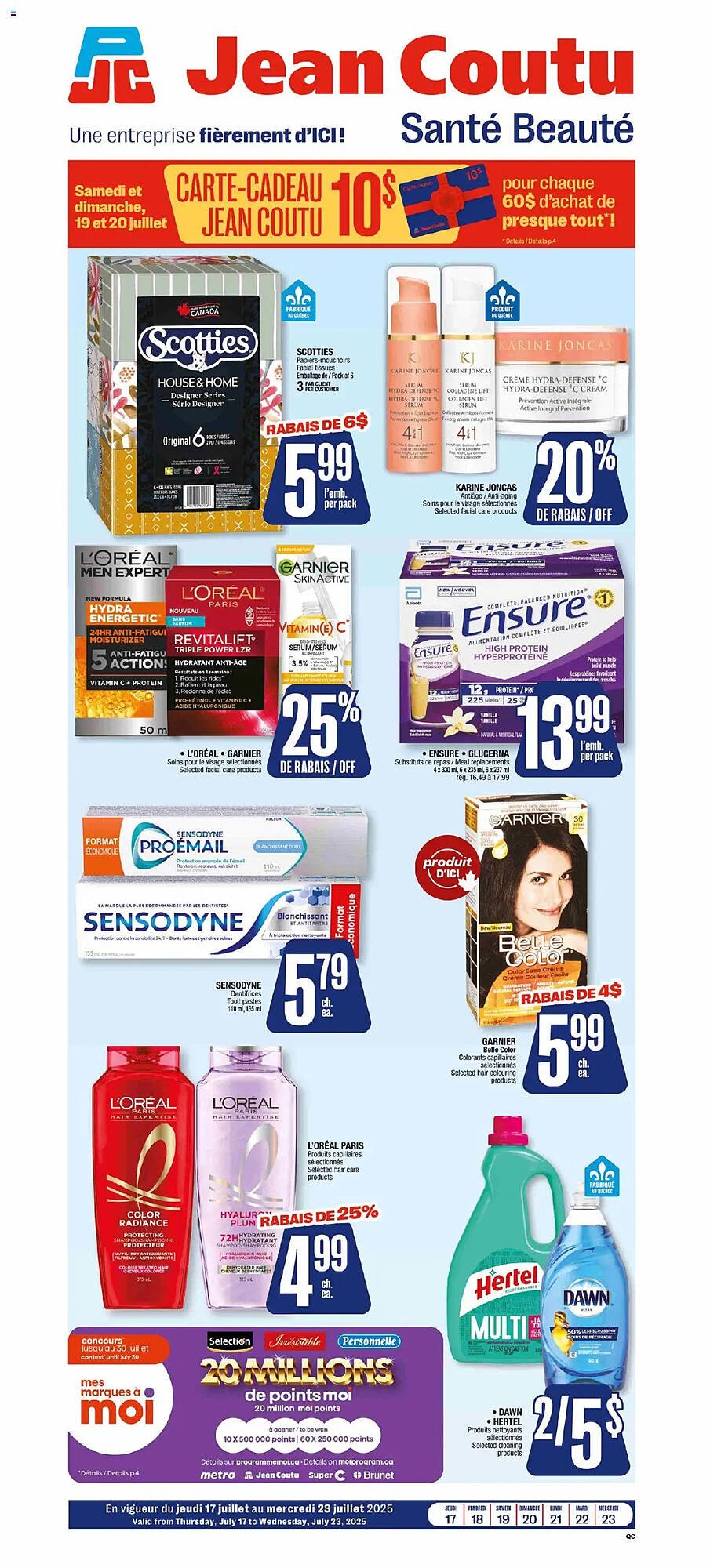 Jean Coutu flyer (2025-07-17 - 2025-07-23) | 1