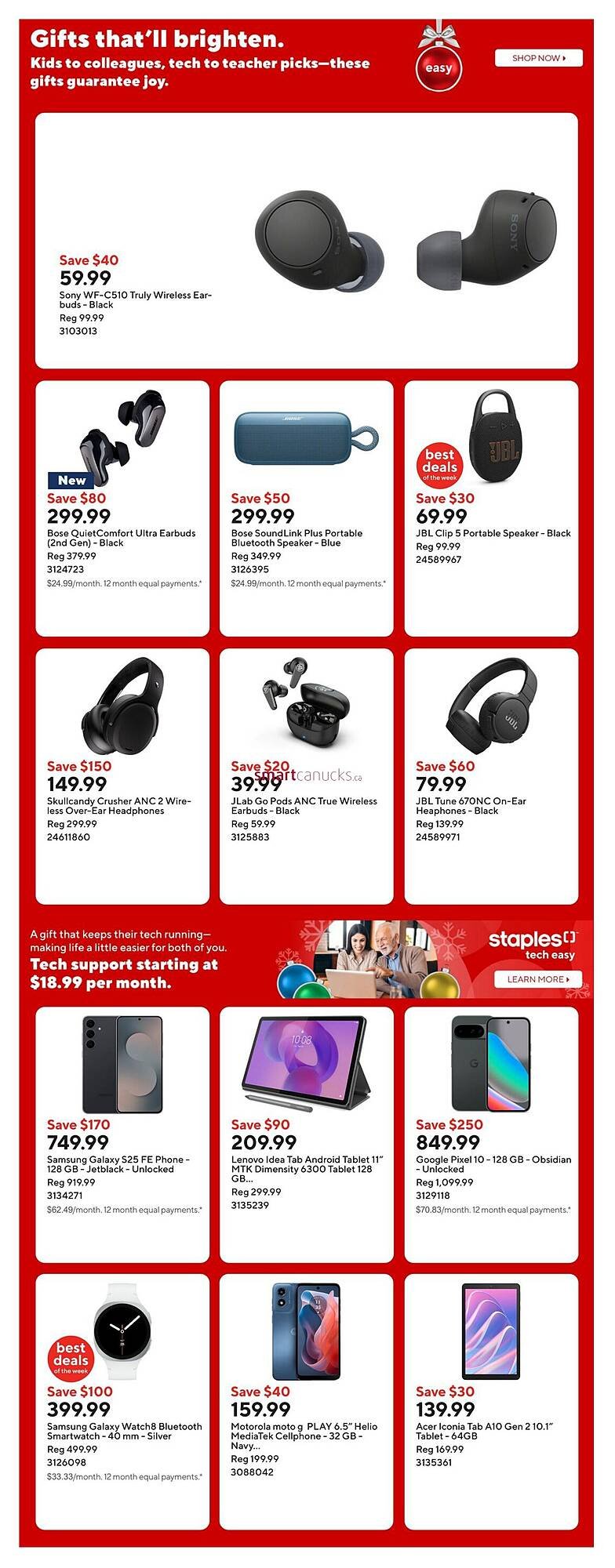 Staples flyer (2025-12-12 - 2025-12-18) | 9