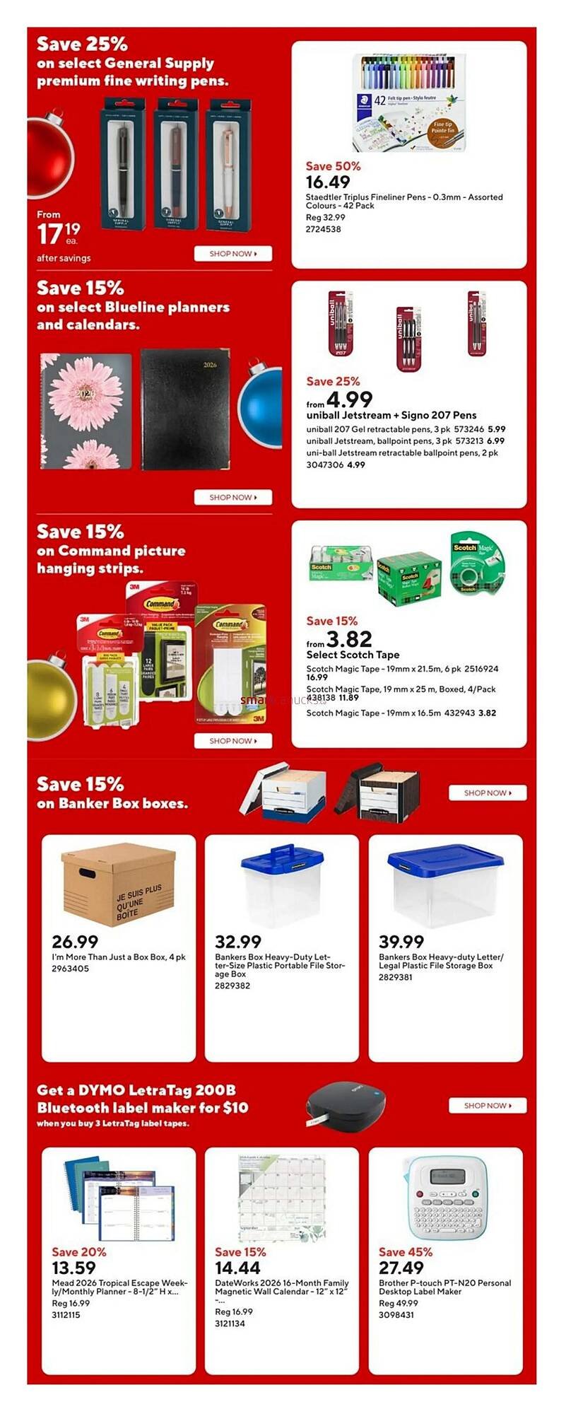 Staples flyer