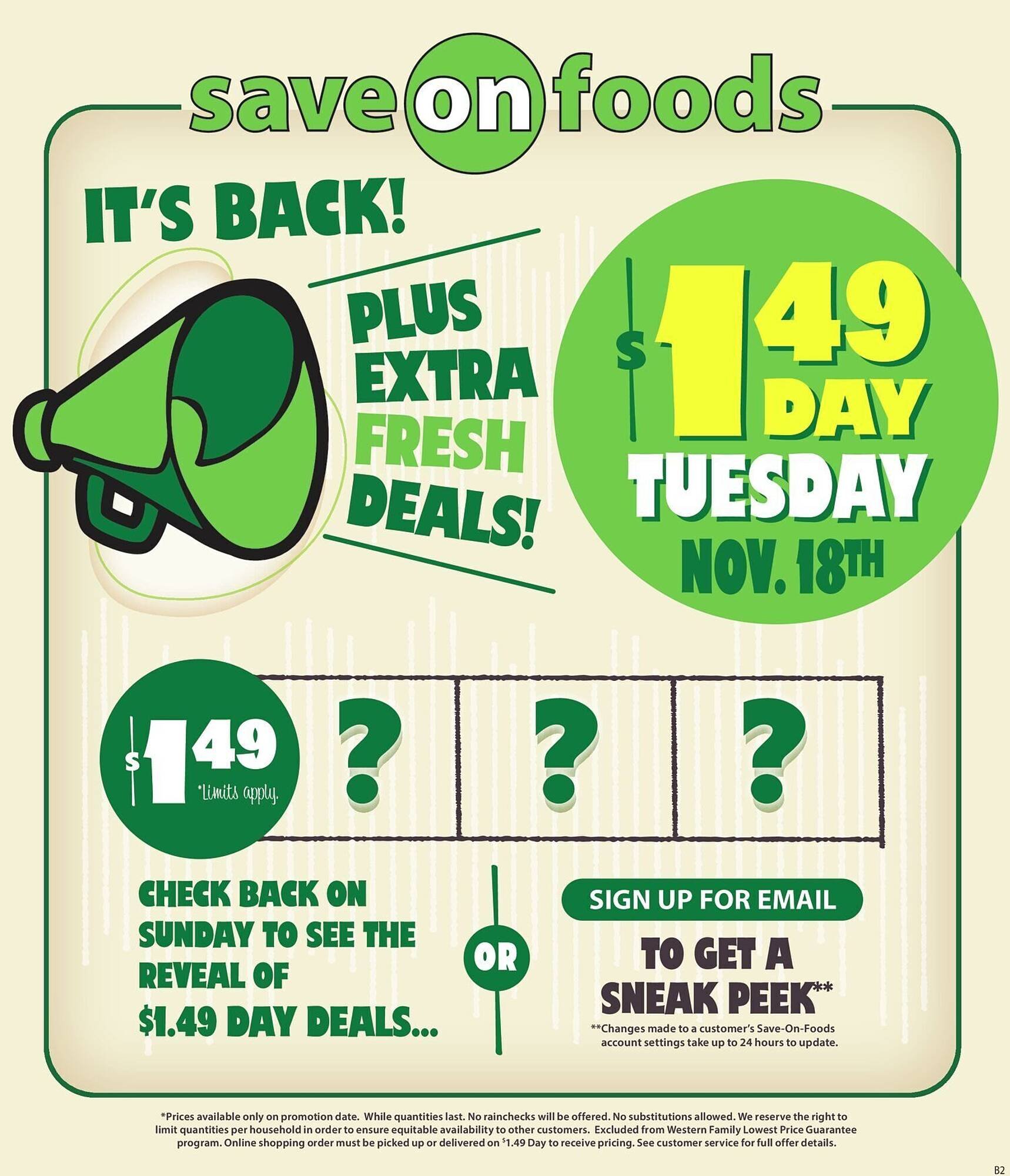 Save on Foods flyer (2025-11-13 - 2025-11-20) | 1