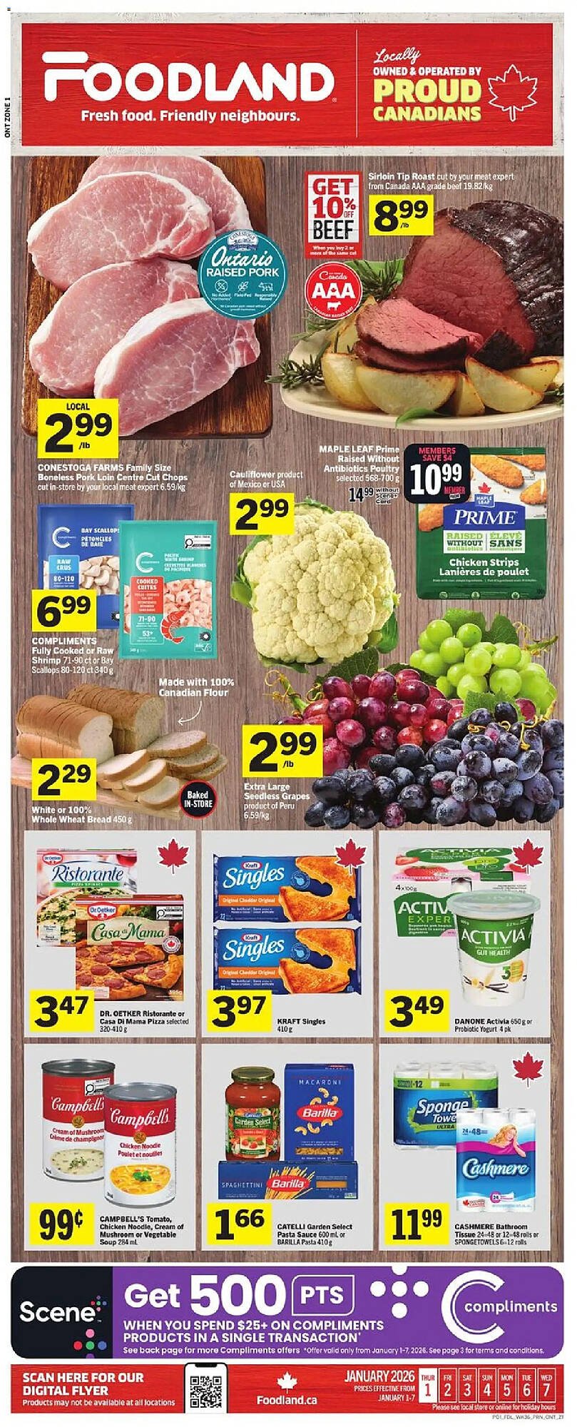 Foodland flyer (2026-01-01 - 2026-01-07) | 1