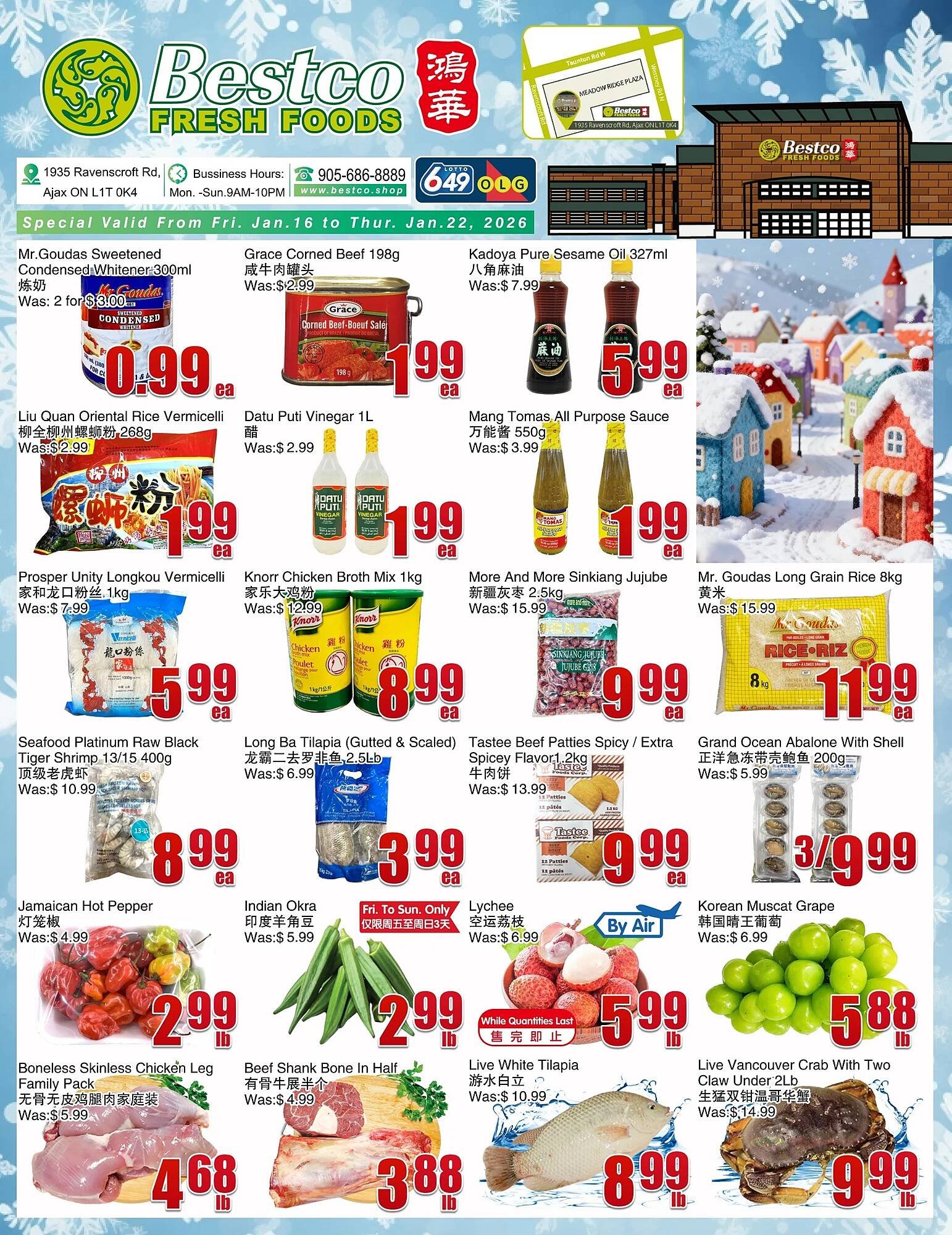 Bestco Food Mart flyer (2026-01-16 - 2026-01-22) | 1