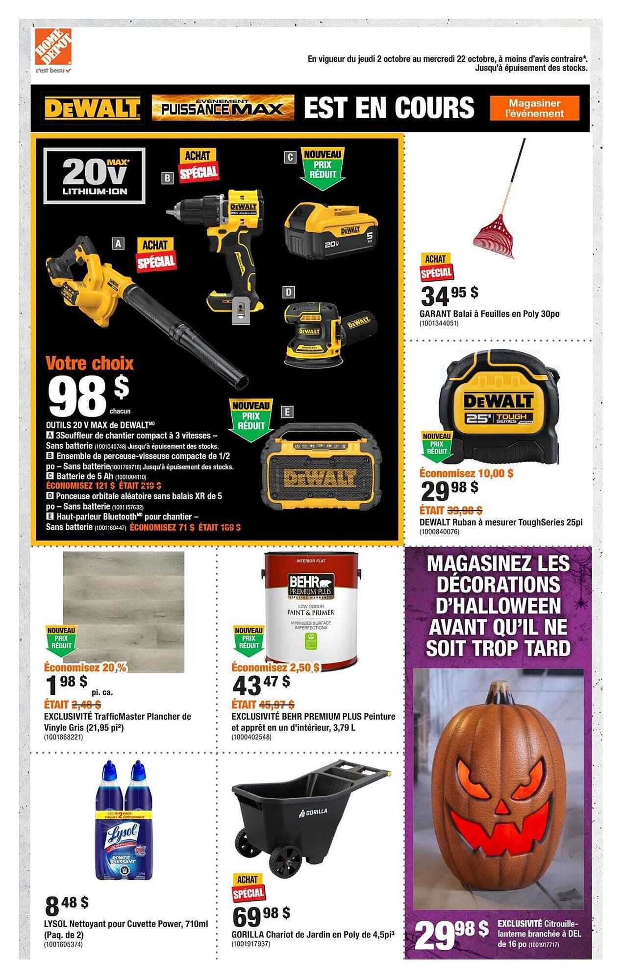 Home Depot flyer (2025-10-01 - 2025-10-08) | 1