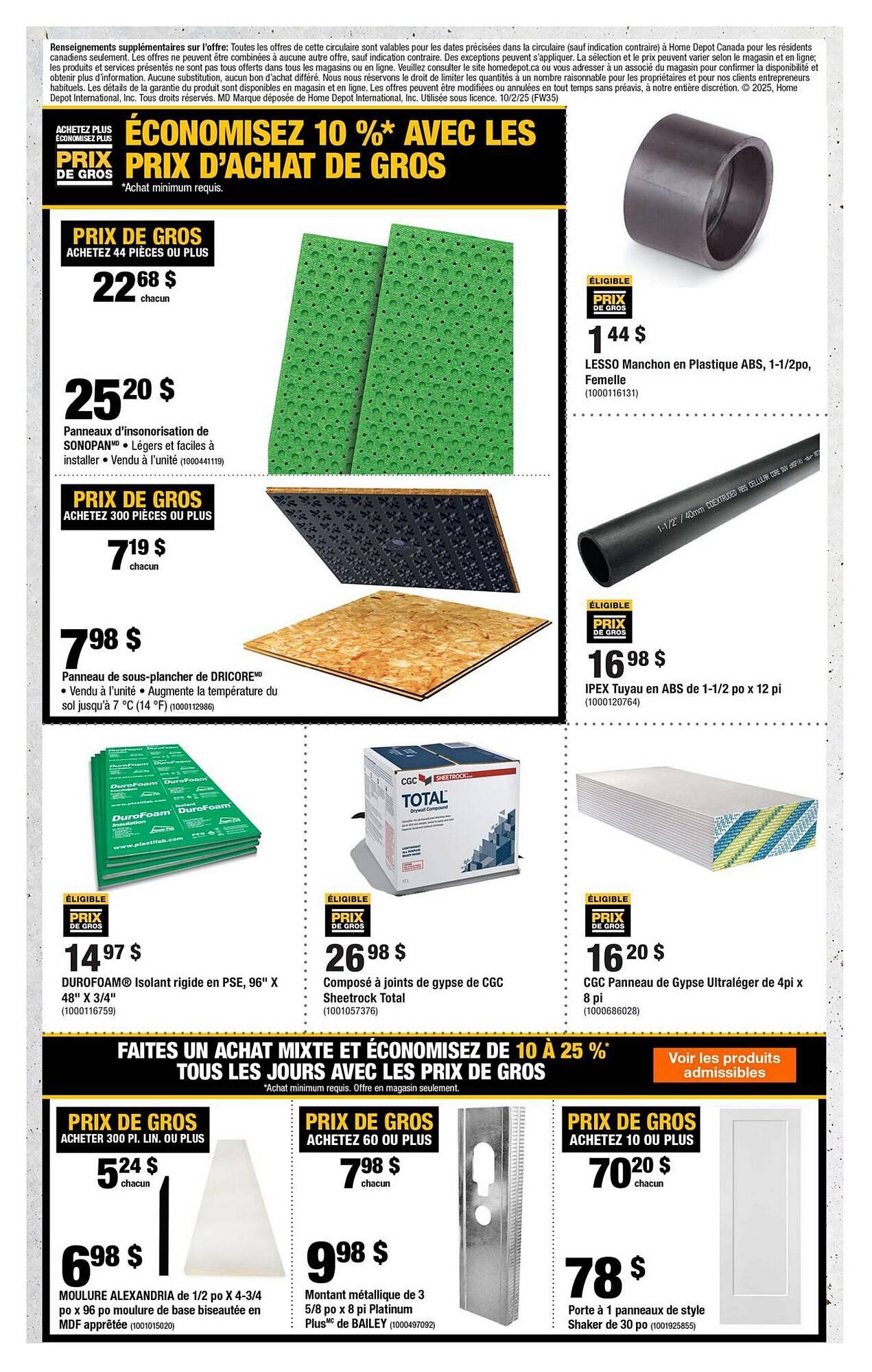 Home Depot flyer